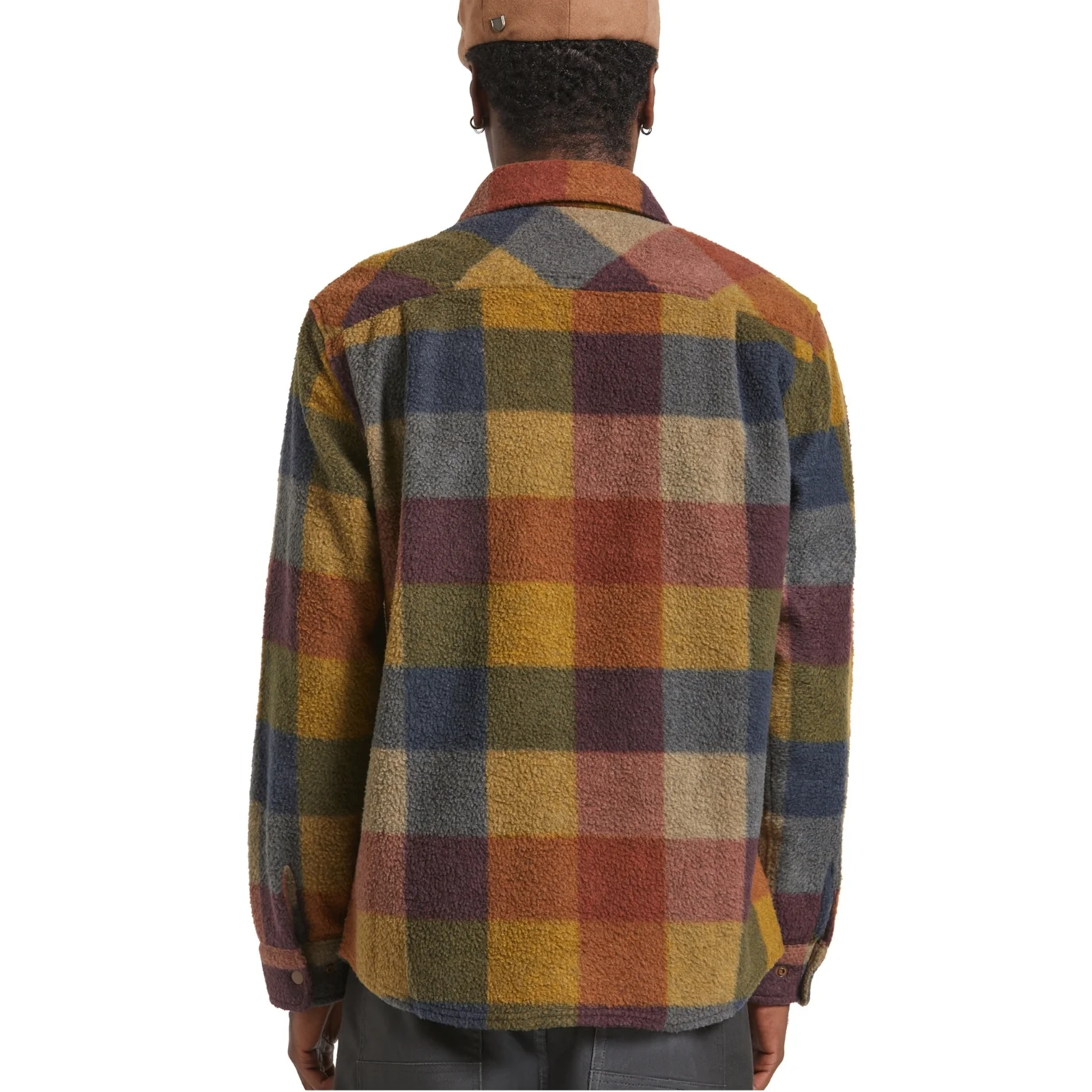 Brixton Mens Bowery Arctic Stretch Button Up Fleece - Image 11