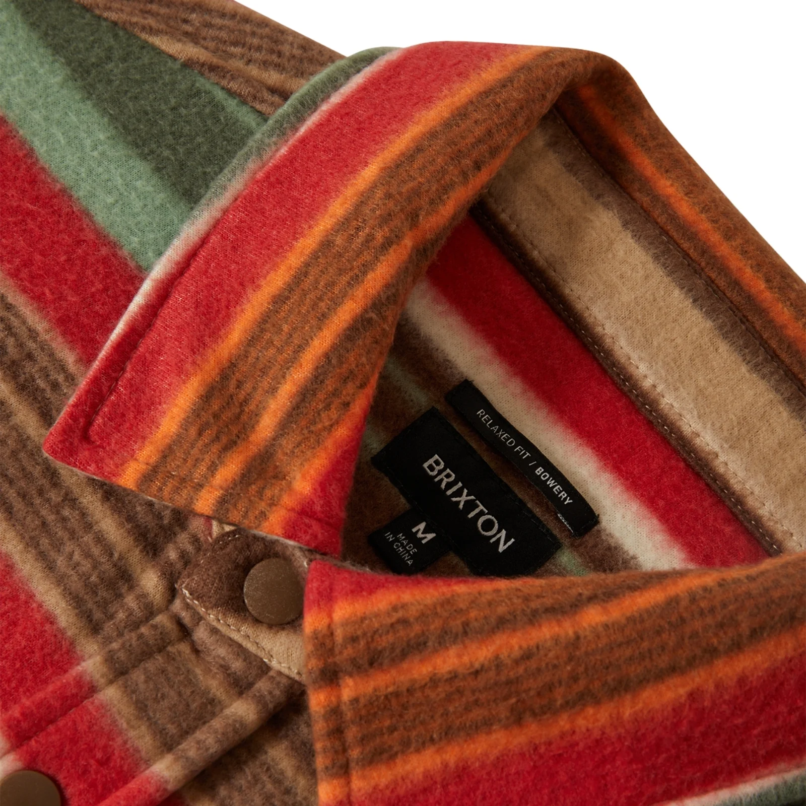Brixton Mens Bowery Arctic Stretch Button Up Fleece - Image 22