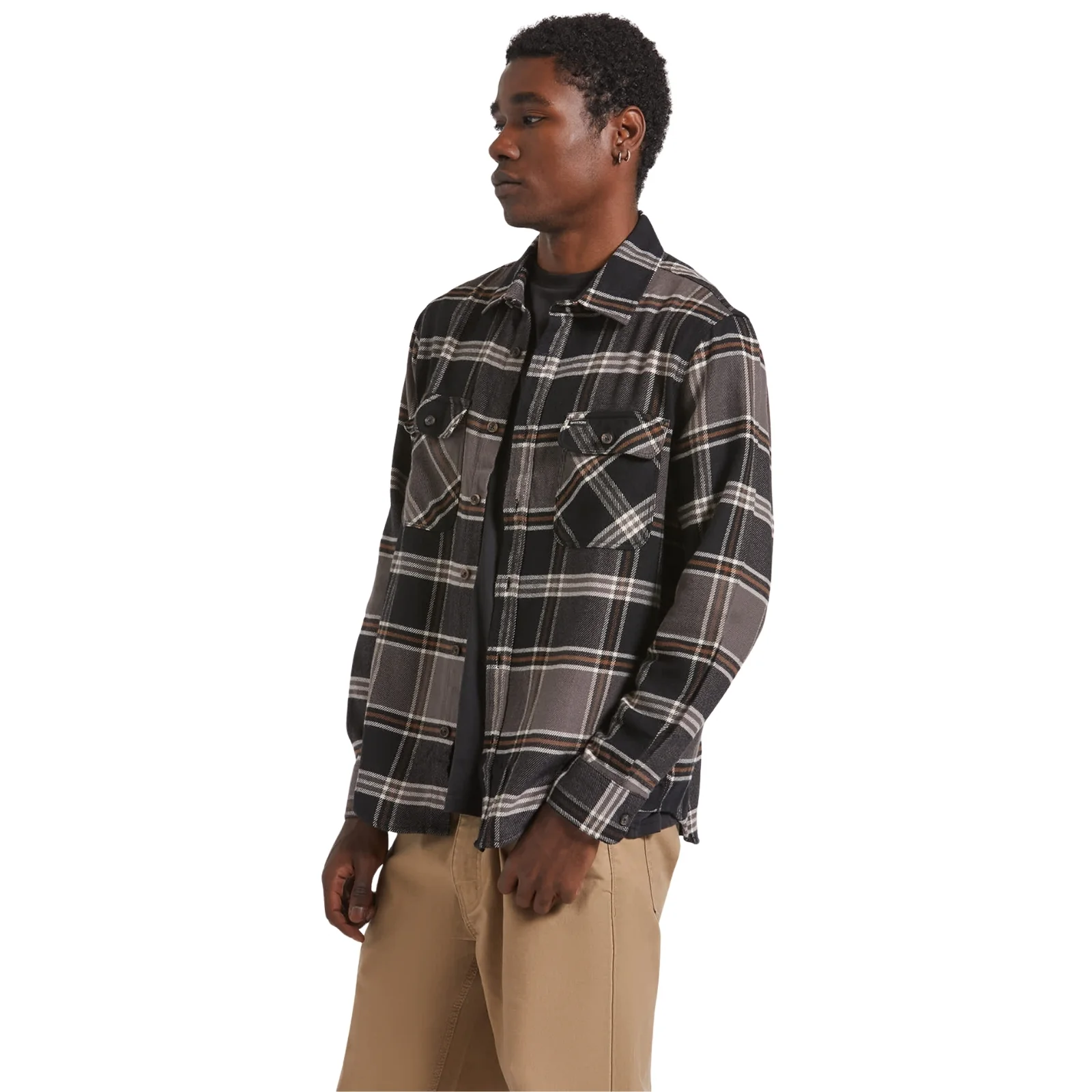 Brixton Mens Bowery Flannel Shacket - Image 10