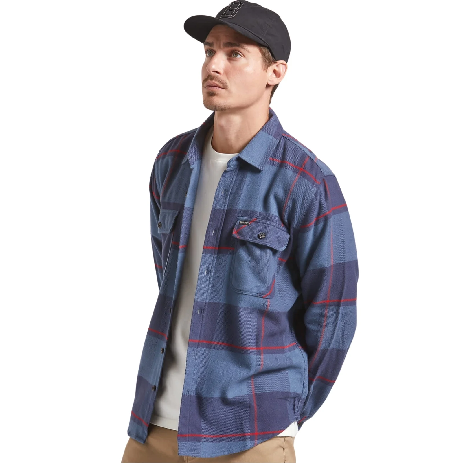 Brixton Mens Bowery Flannel Shacket - Image 15