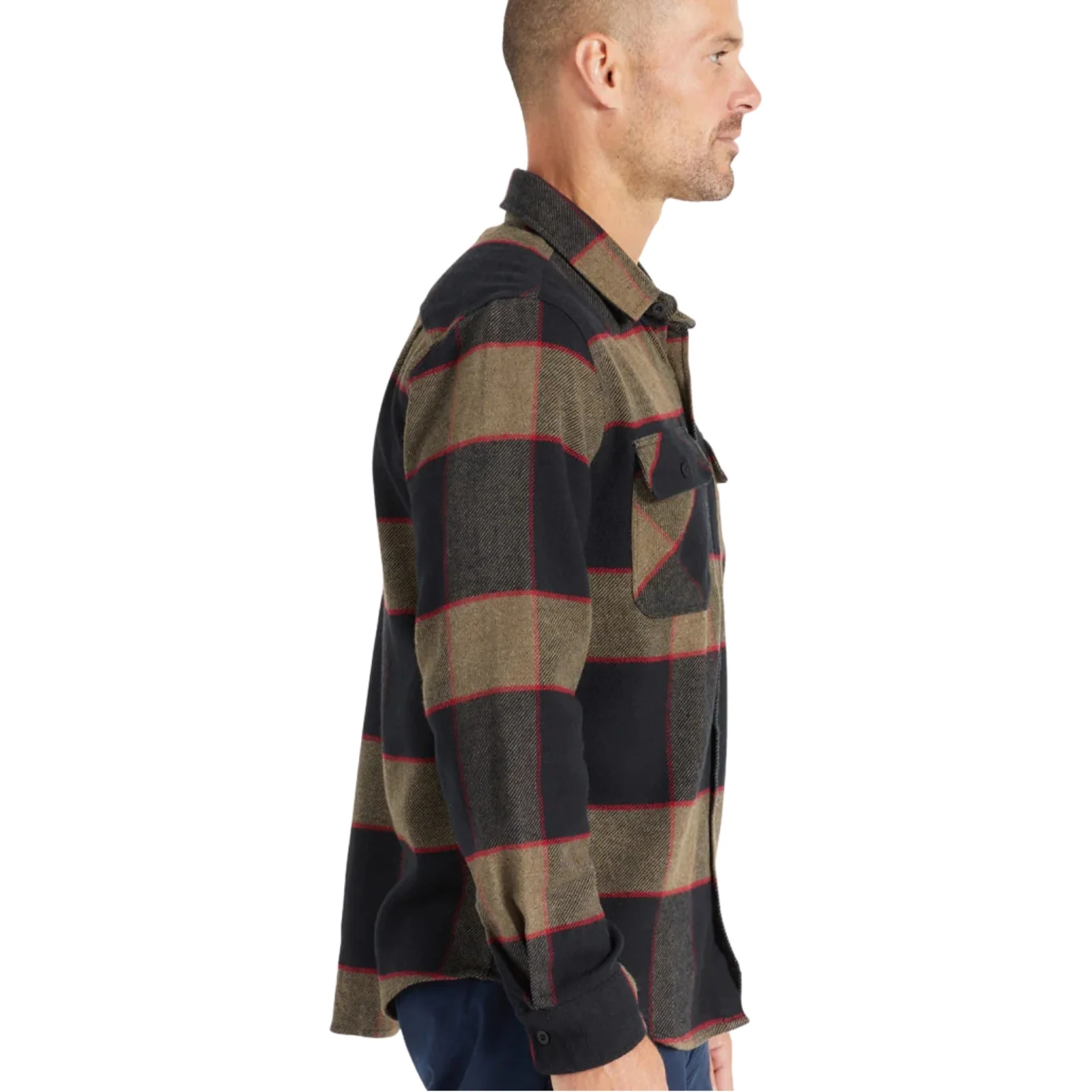 Brixton Mens Bowery Flannel Shacket - Image 18