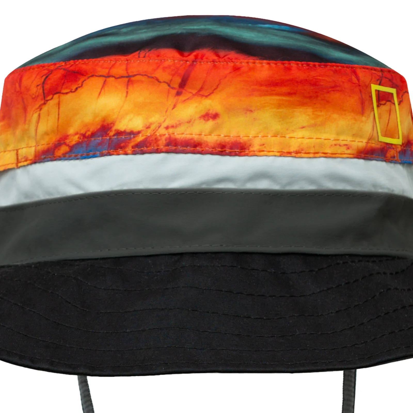 Buff Adults Explore Booney UPF 50 National Geographic Festival Bucket Hat Black - Image 2