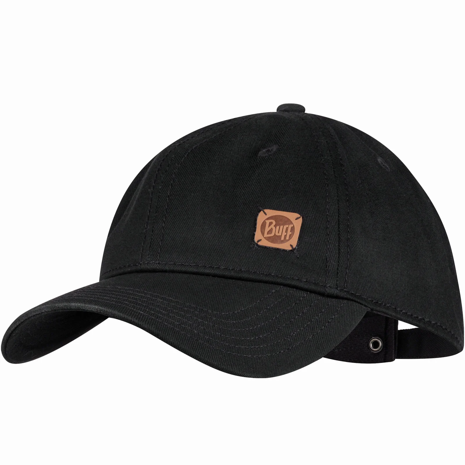 Buff Adults Solid UPF 50 6 Panel Running Baseball Cap Hat - Image 3