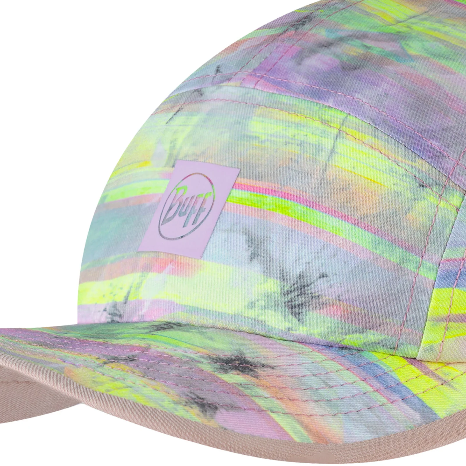 Buff Kids 5 Panel Go UPF 50 Running Cap Hat - Graze Multi - Image 3