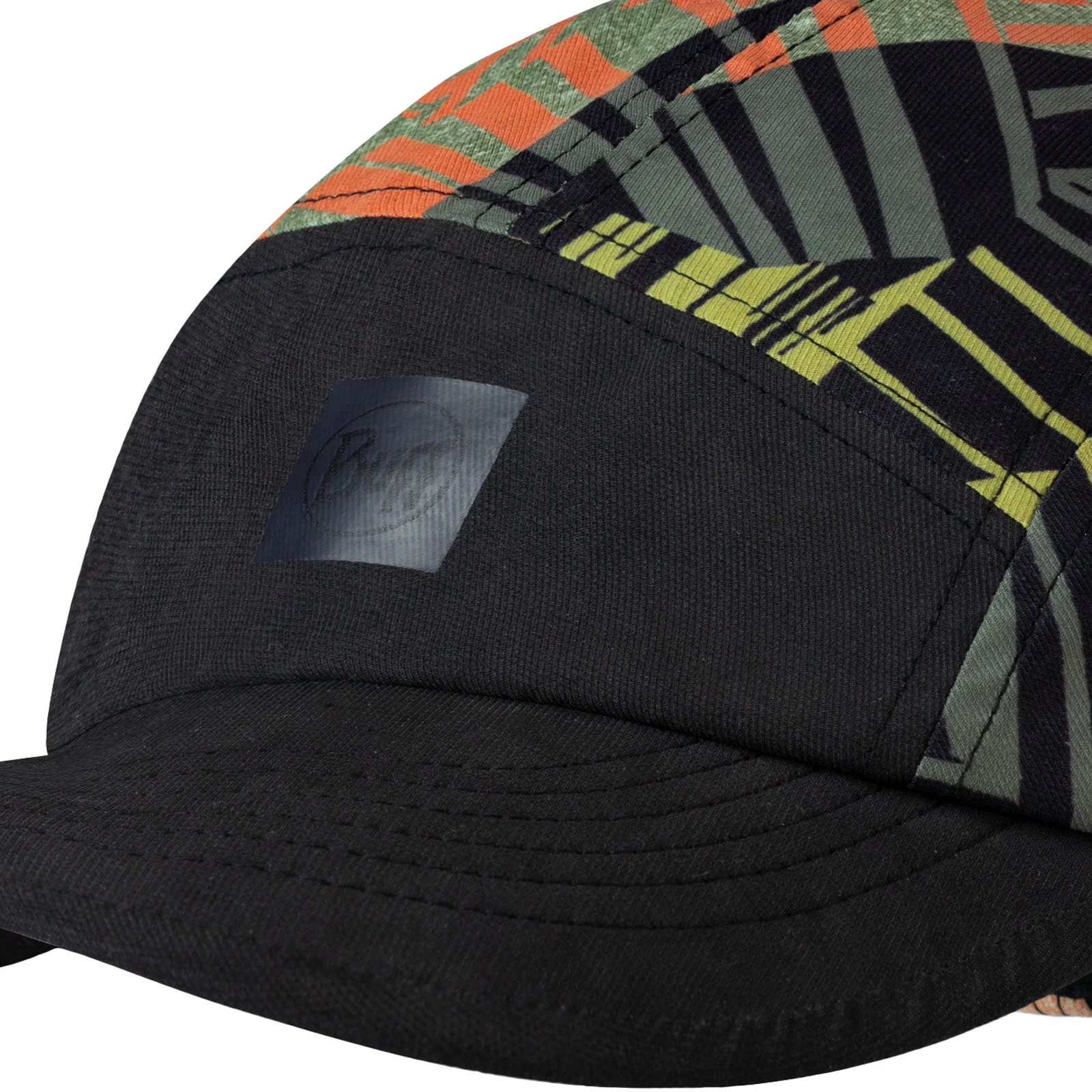 Buff Kids 5 Panel Go UPF 50 Running Cap Hat - Noru Black - Image 3