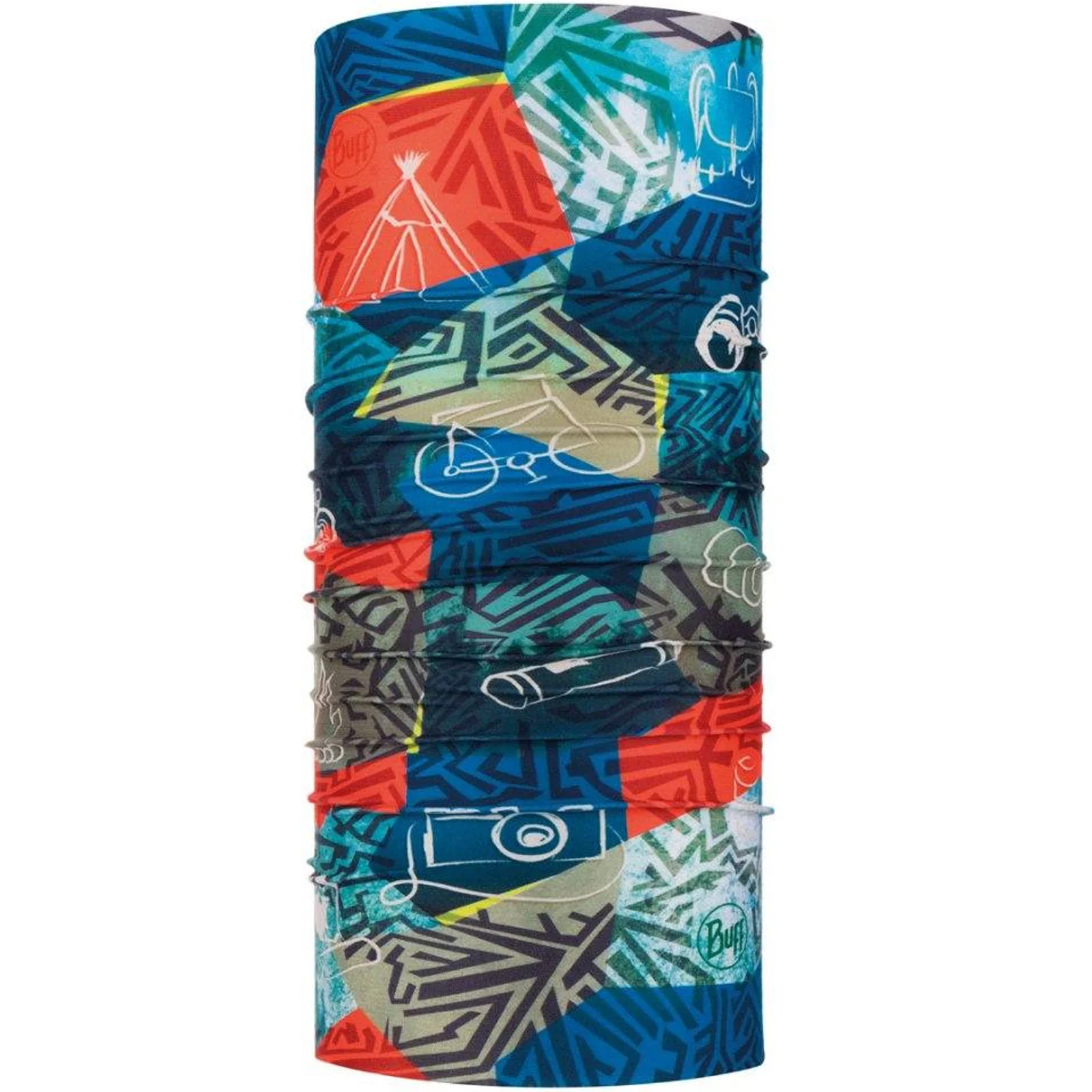 Buff Kids Stony Coolnet UV+ Tubular Neck Gaiter - Multi