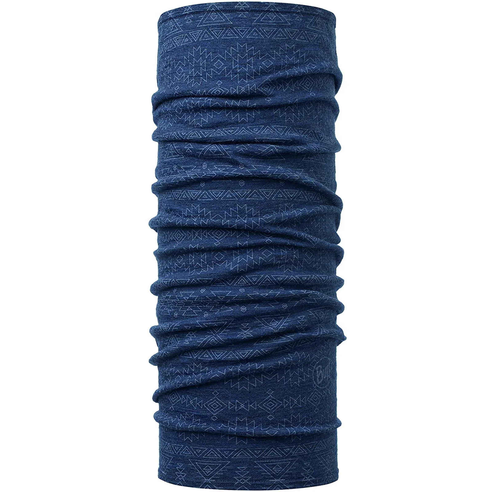 Buff Unisex Edgy Merino Wool Tubular Neck Gaiter - Denim