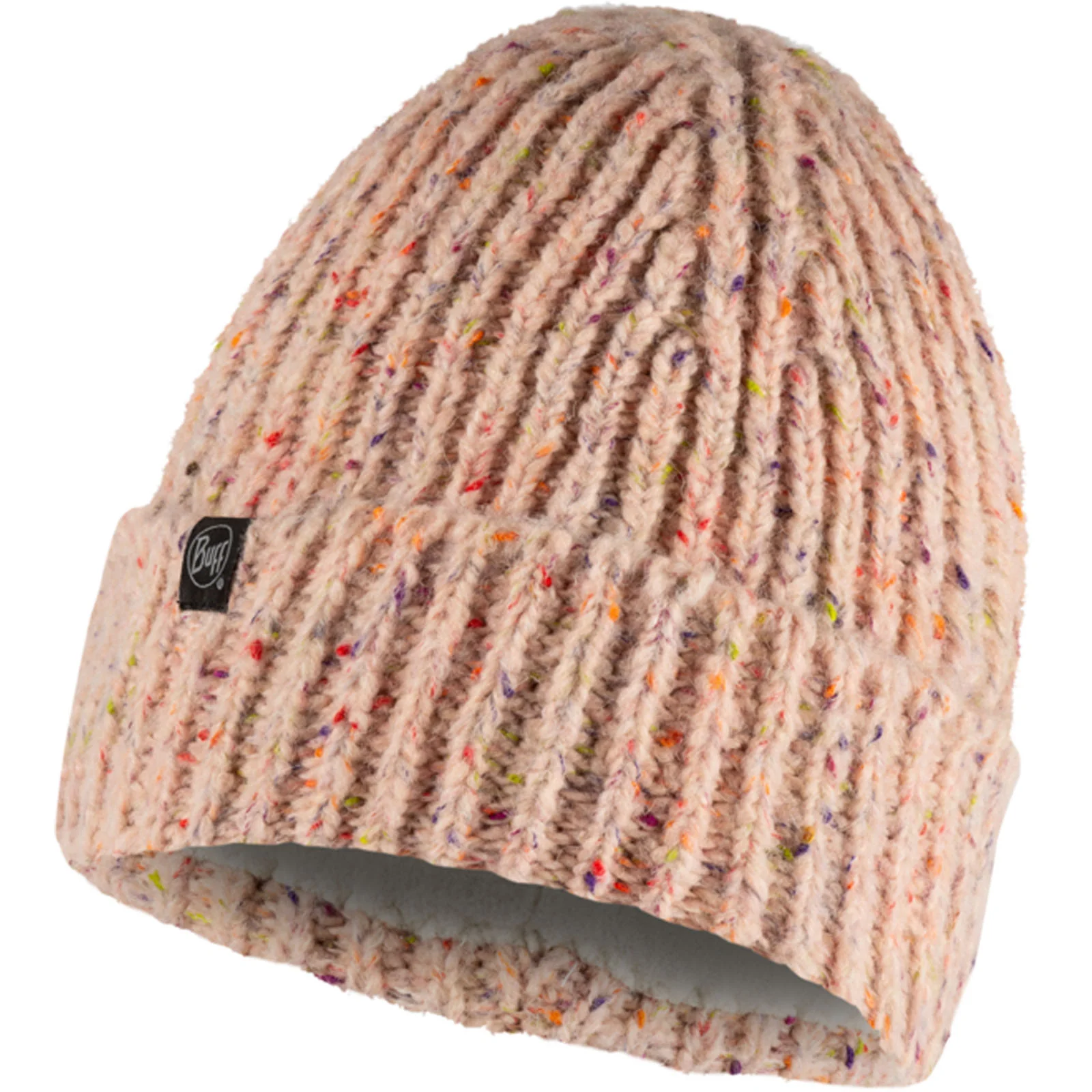 Buff Unisex Knitted Fleece Lined Beanie Hat - Image 3