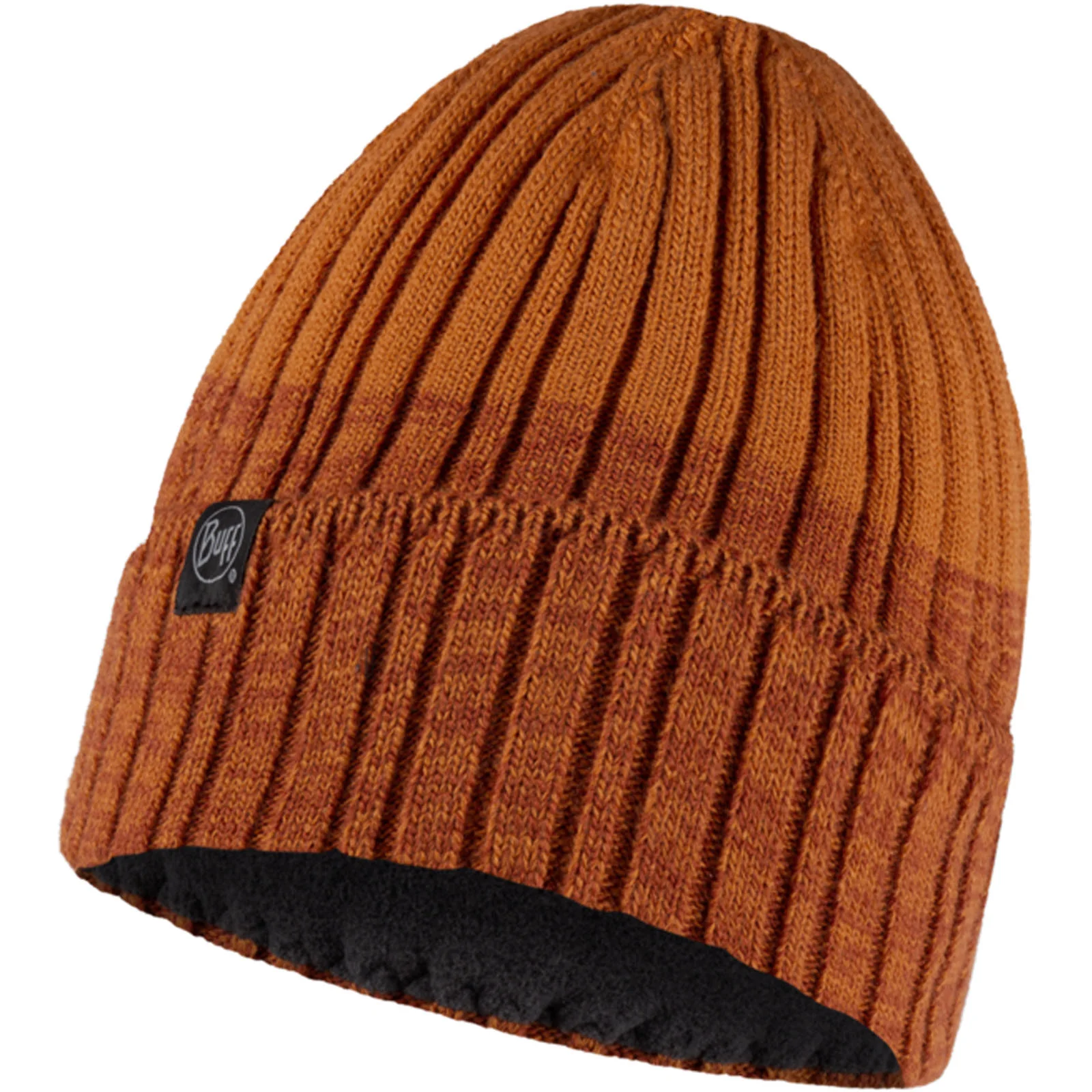 Buff Unisex Knitted Fleece Lined Beanie Hat - Image 2