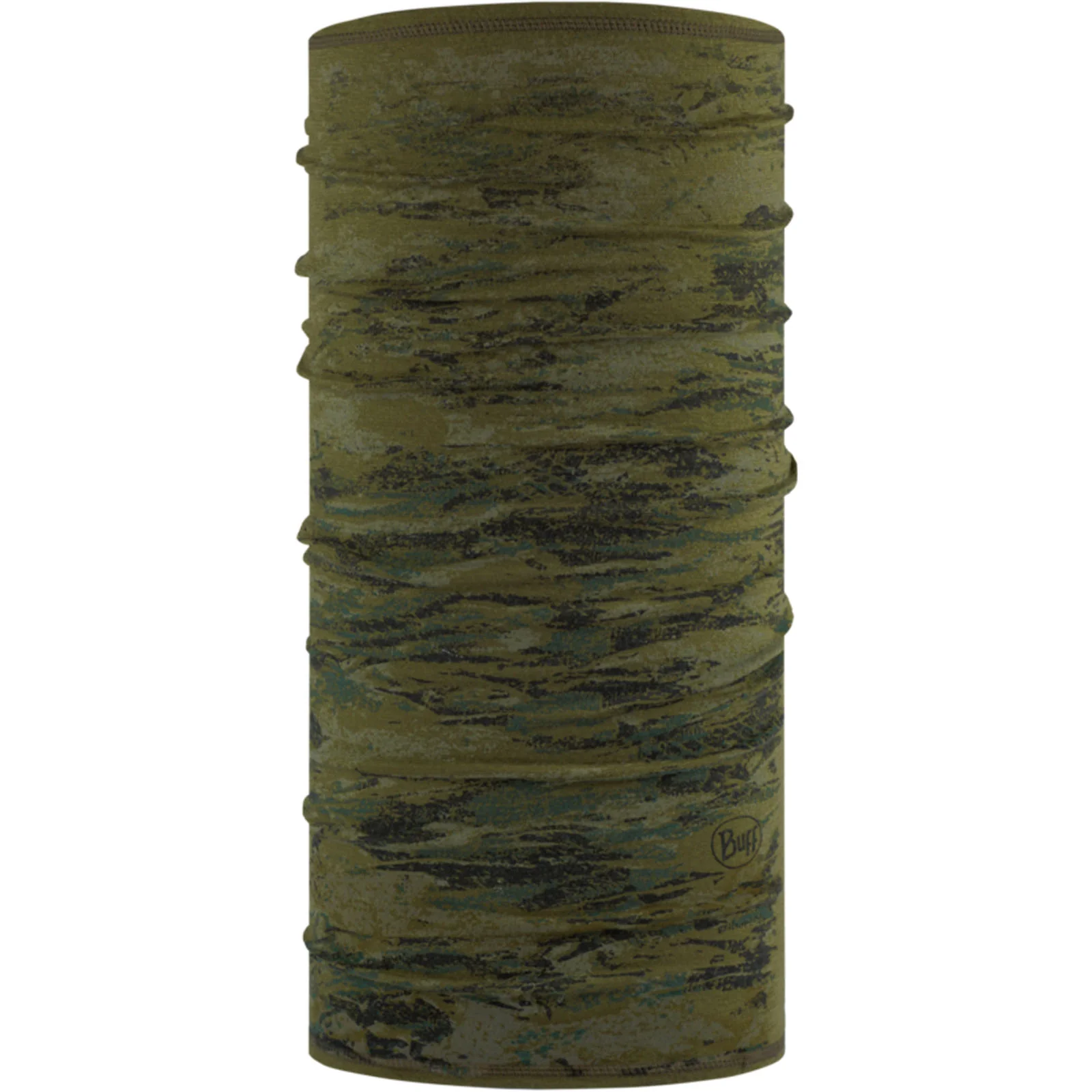 Buff Unisex Merino Wool Lightweight Tubular Bandana - Bark