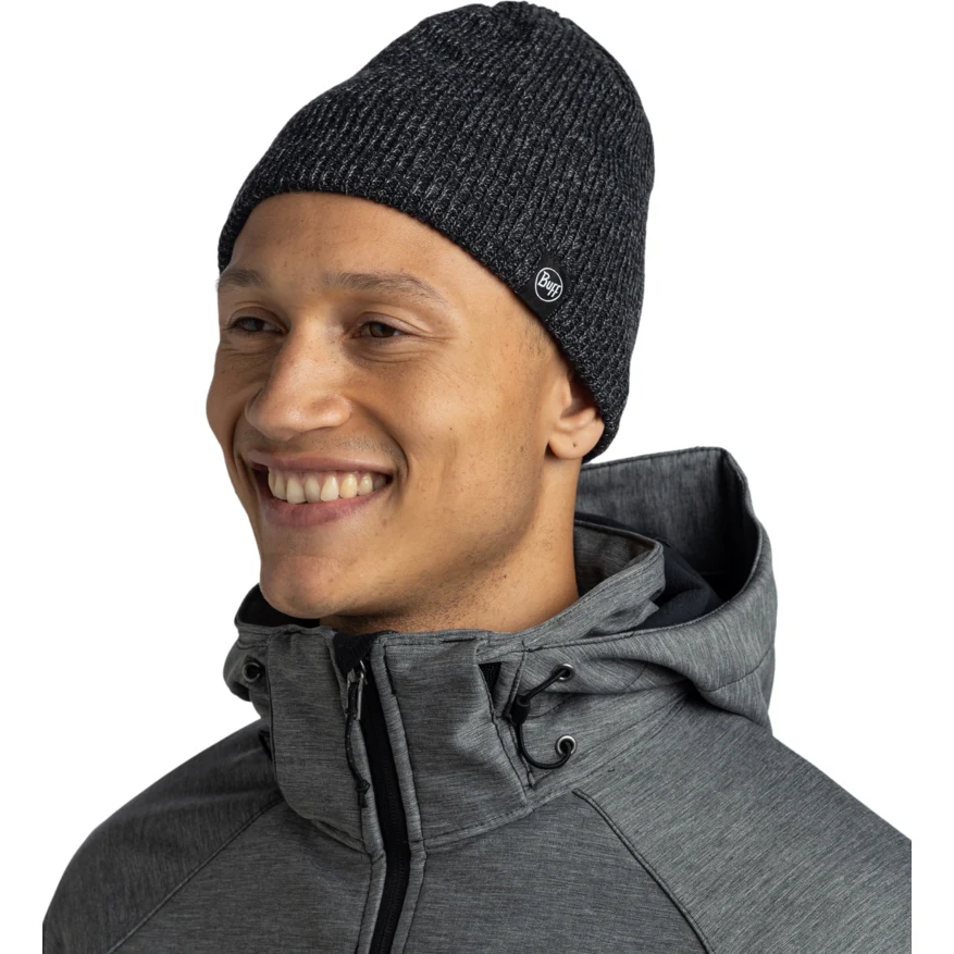 Buff Unisex Renvi Full Fleece Beanie - Black - OS - Image 3