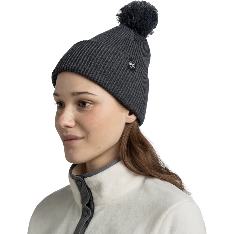 Buff Unisex Renvi Full Fleece Knitted Bobble Hat - Image 7