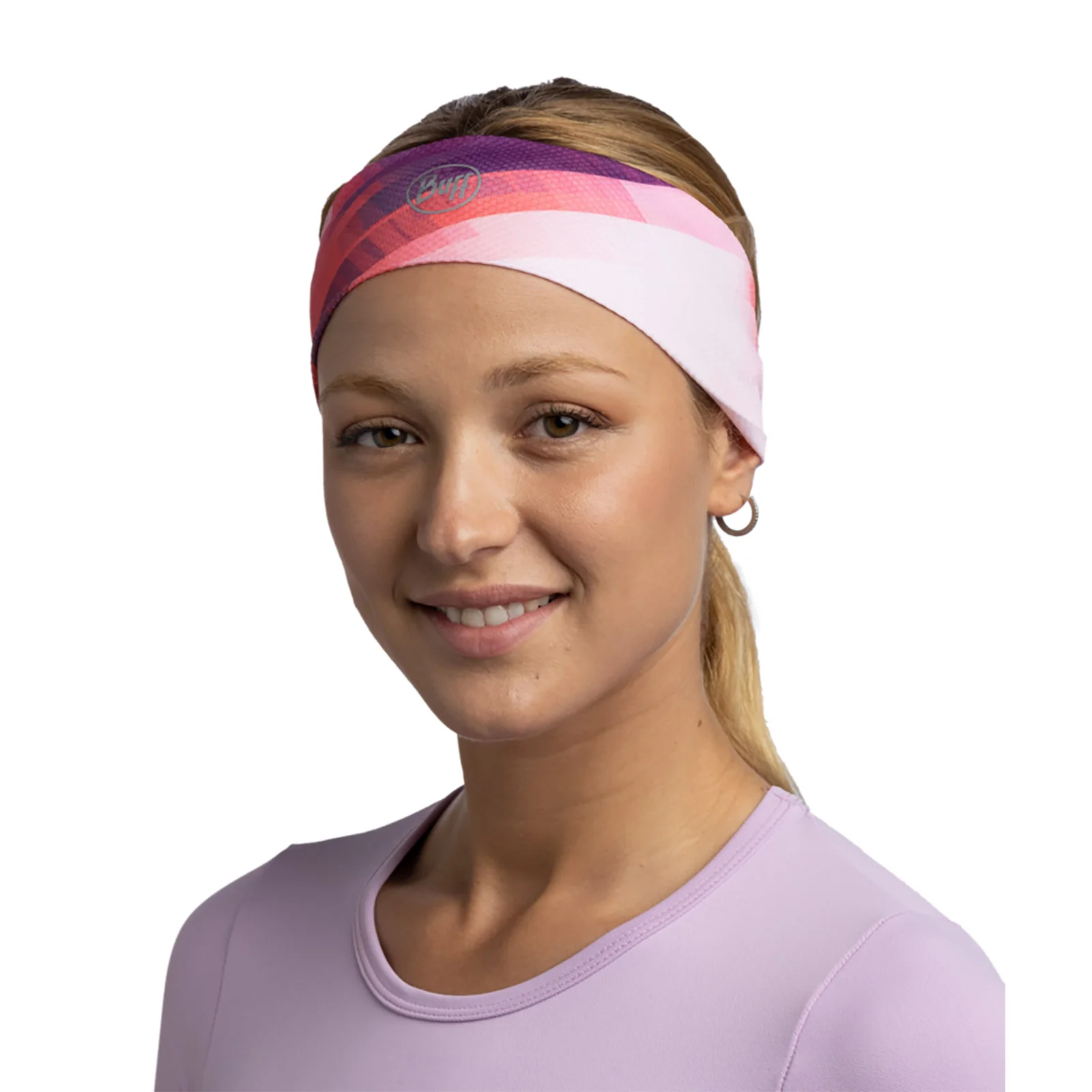 Buff Womens Running Cycling Walking Fastwick Headband - Wae Purple - Image 3