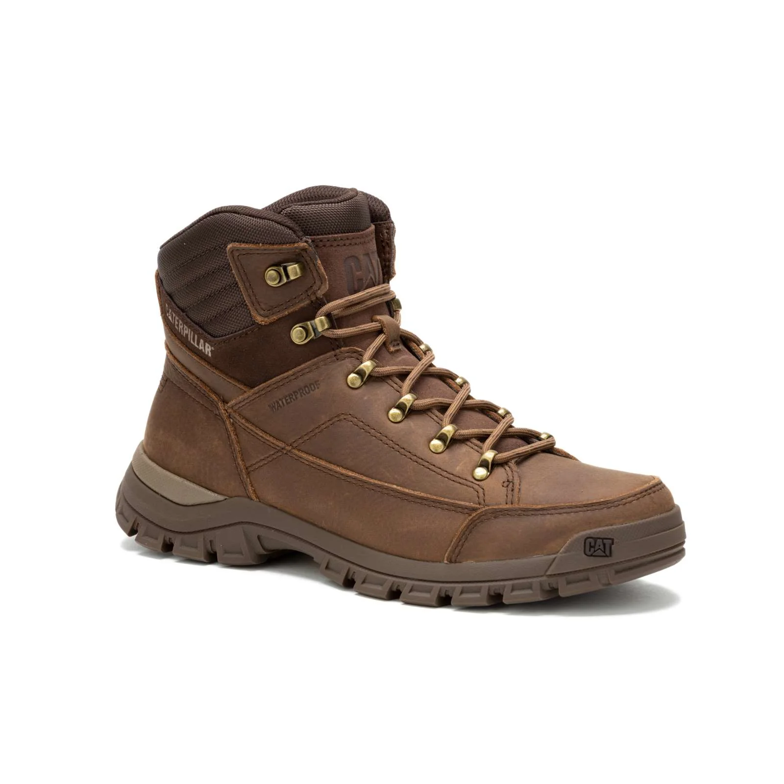 CAT Caterpiller Mens Threshold Hiker Waterproof Leather Ankle Boot - Image 3