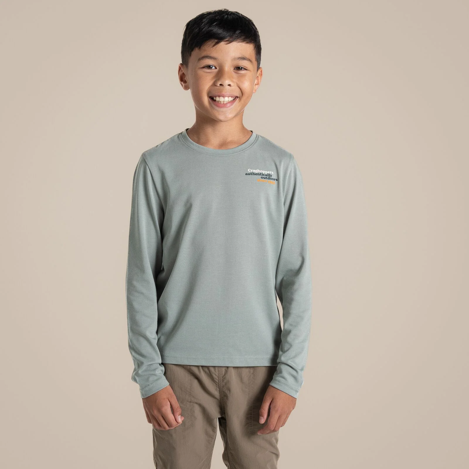 Craghoppers Kids NosiLife Cruz Long Sleeve T-Shirt - Image 2