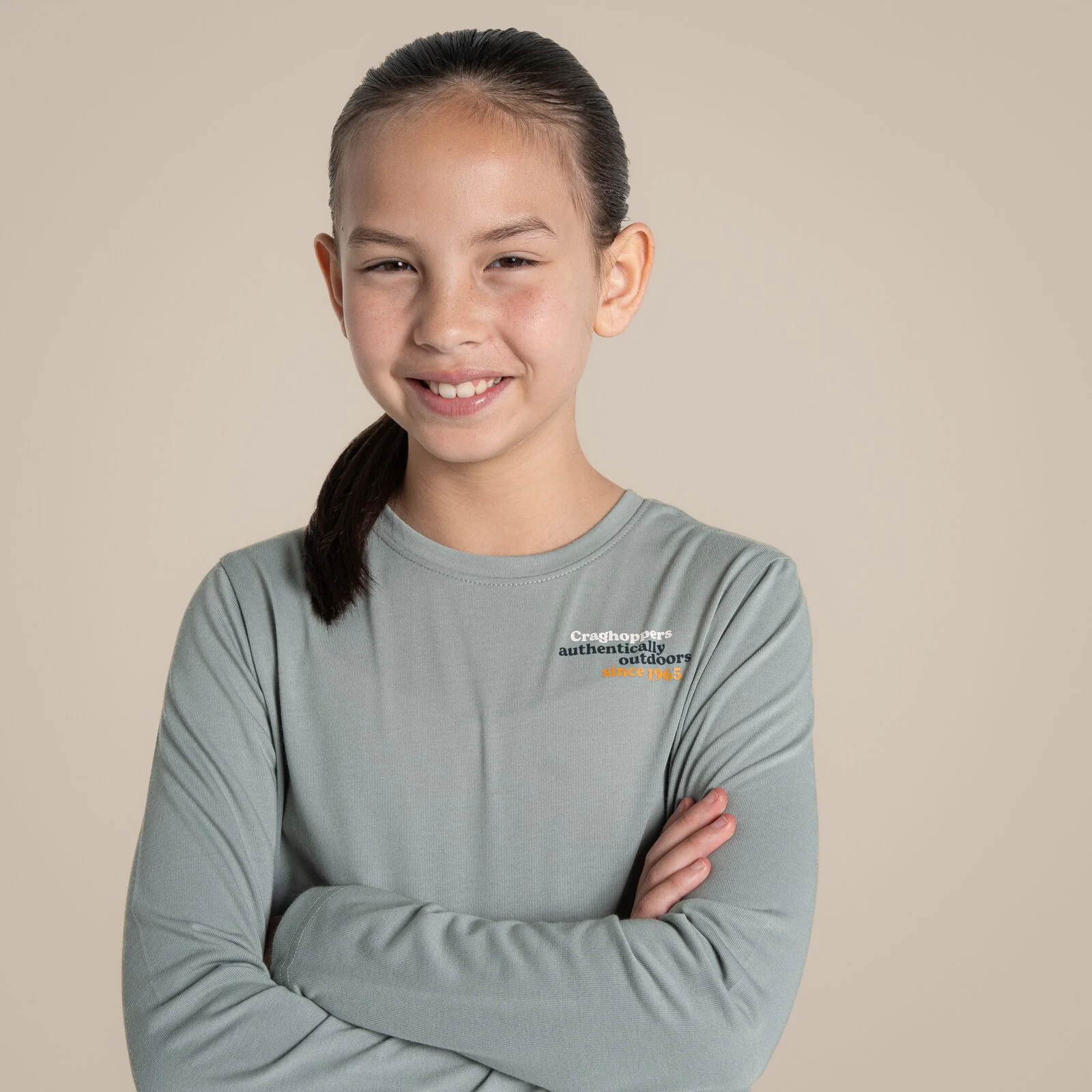 Craghoppers Kids NosiLife Cruz Long Sleeve T-Shirt - Image 8
