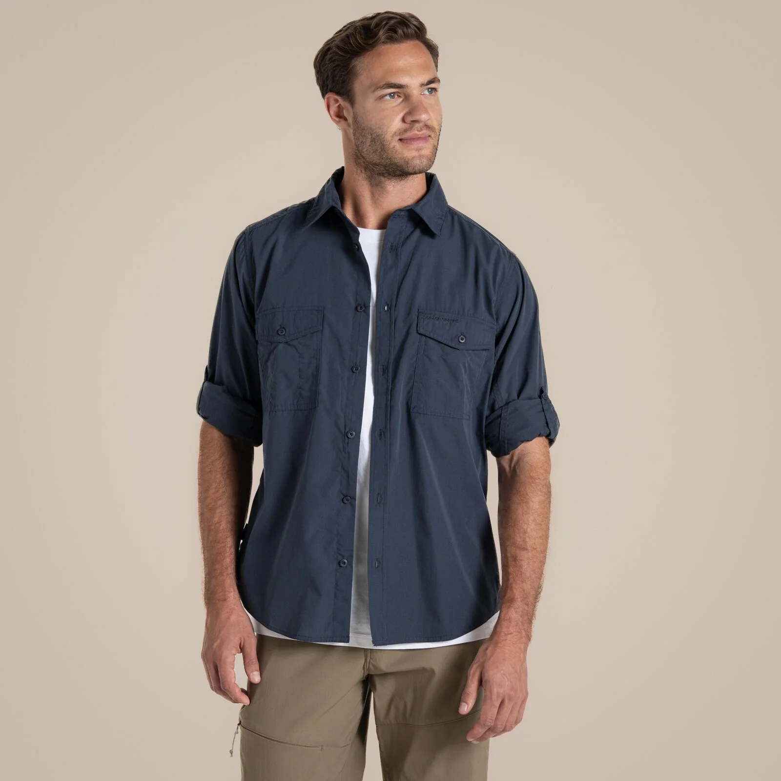 Craghoppers Mens Kiwi Sun Protection Long Sleeve Shirt - Image 3