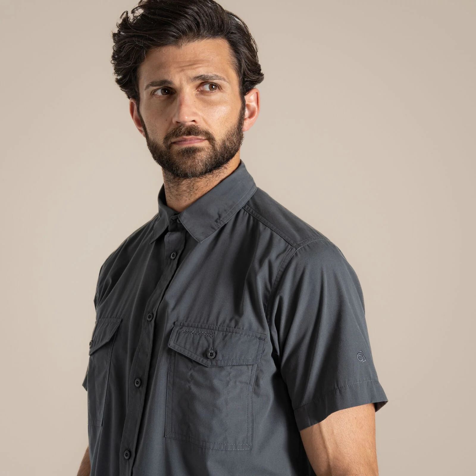 Craghoppers Mens Kiwi Sun Protection Short Sleeve Shirt - Image 31