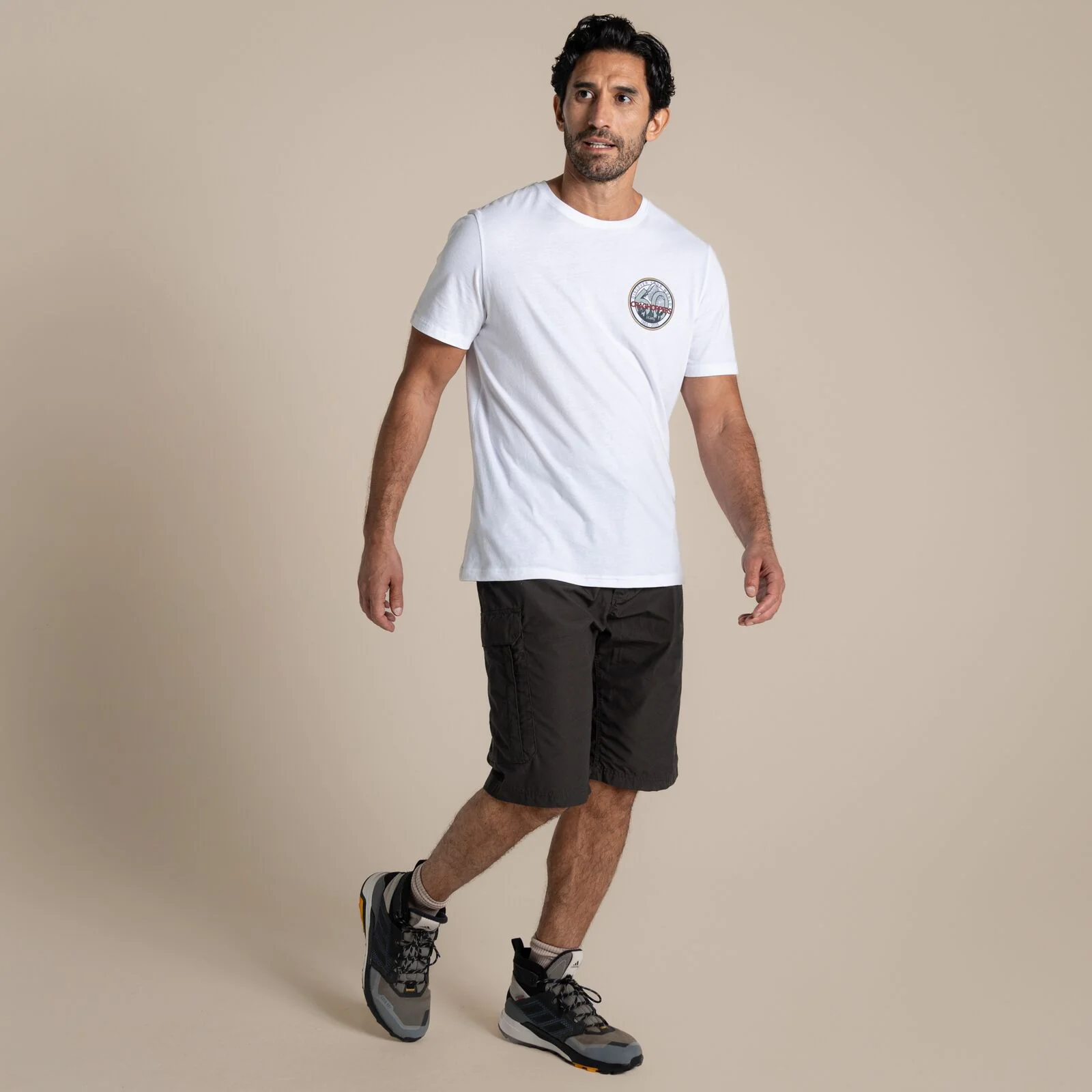 Craghoppers Mens Kiwi Water Repellent Long Cargo Shorts - Image 11