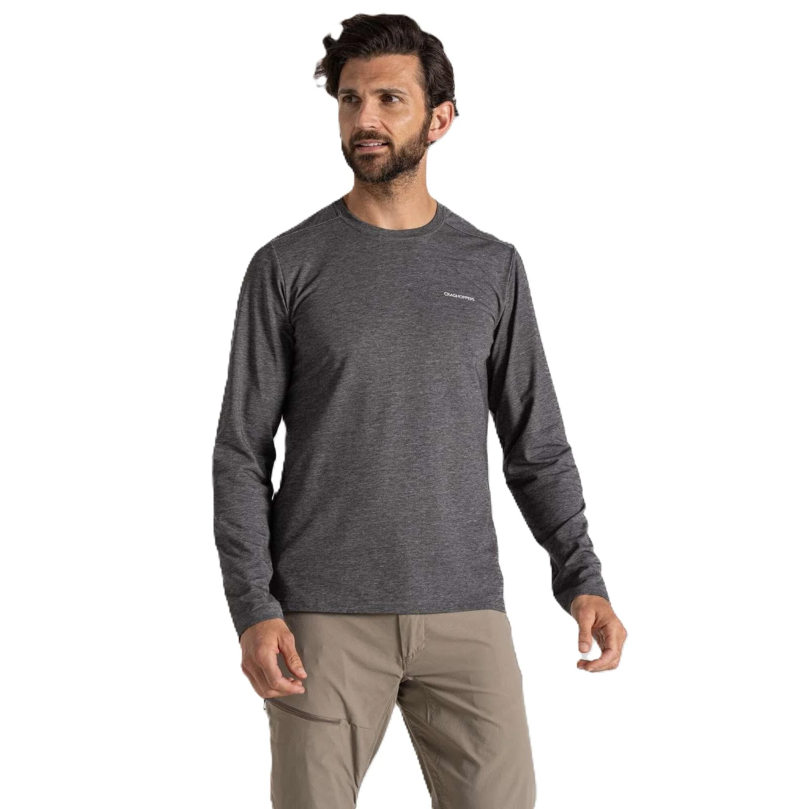 Craghoppers Mens NosiLife Abel Long Sleeve T-Shirt - Image 2