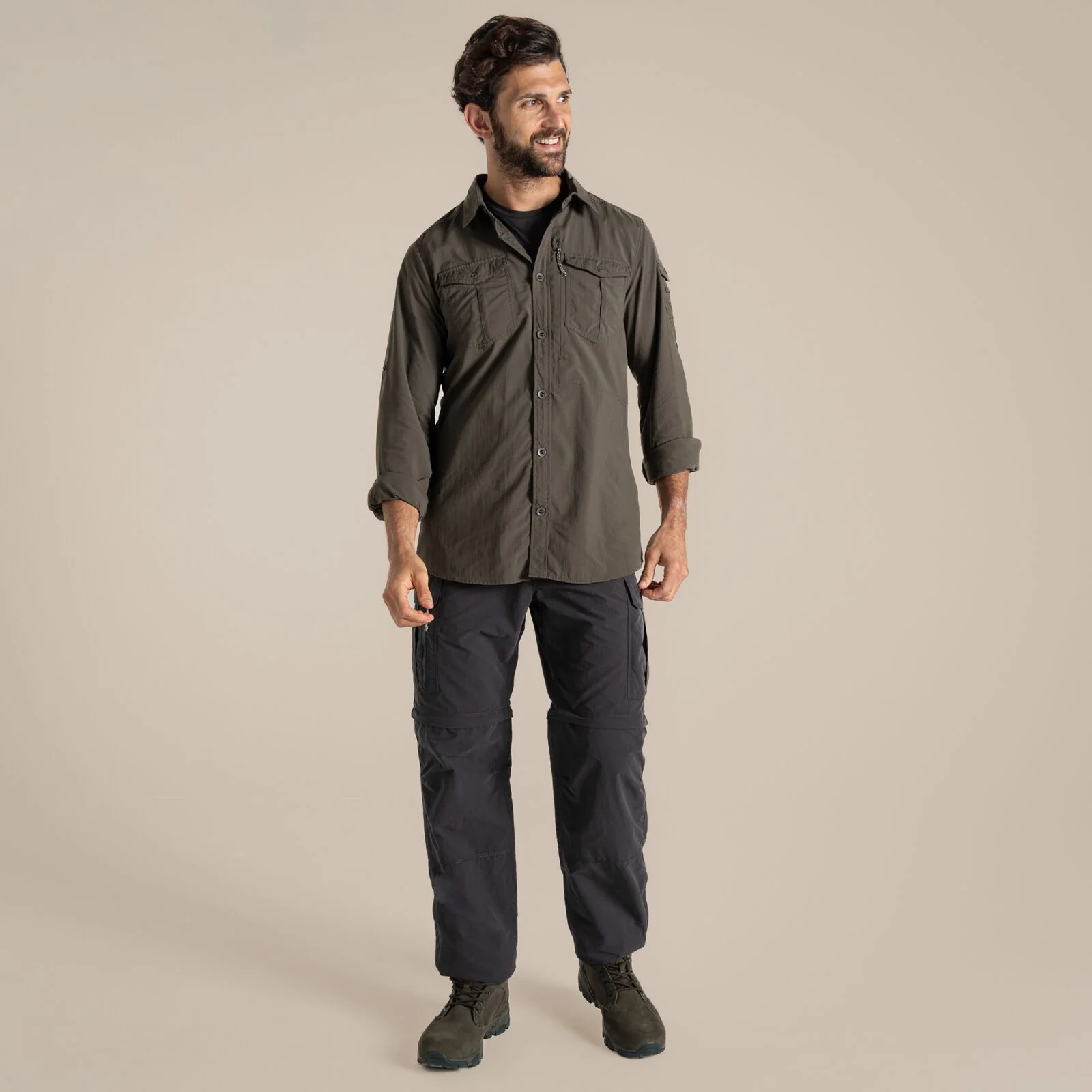 Craghoppers Mens NosiLife Adventure III Long Sleeve Shirt - Image 46