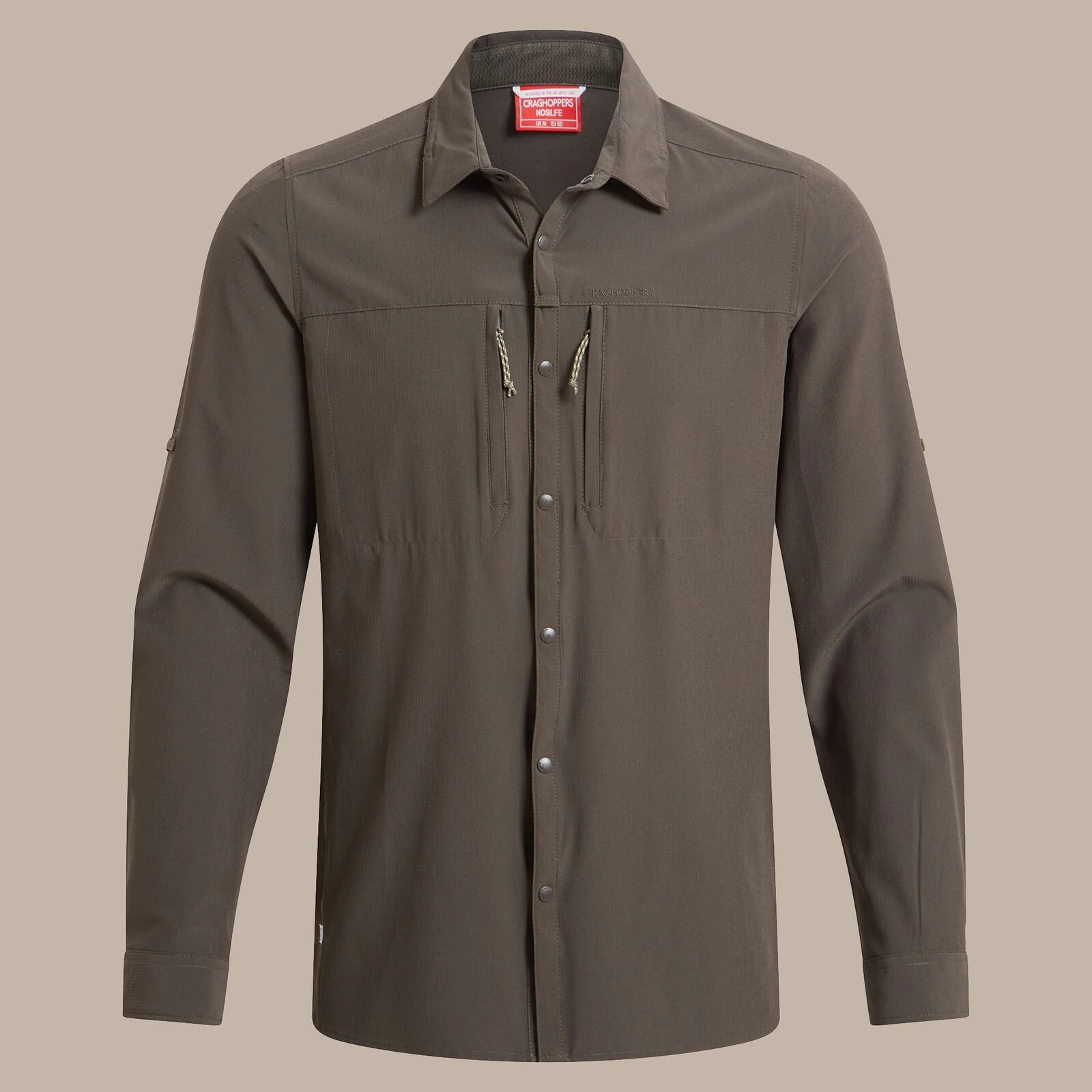 Craghoppers Mens NosiLife Pro V UPF Long Sleeve Shirt - Image 7