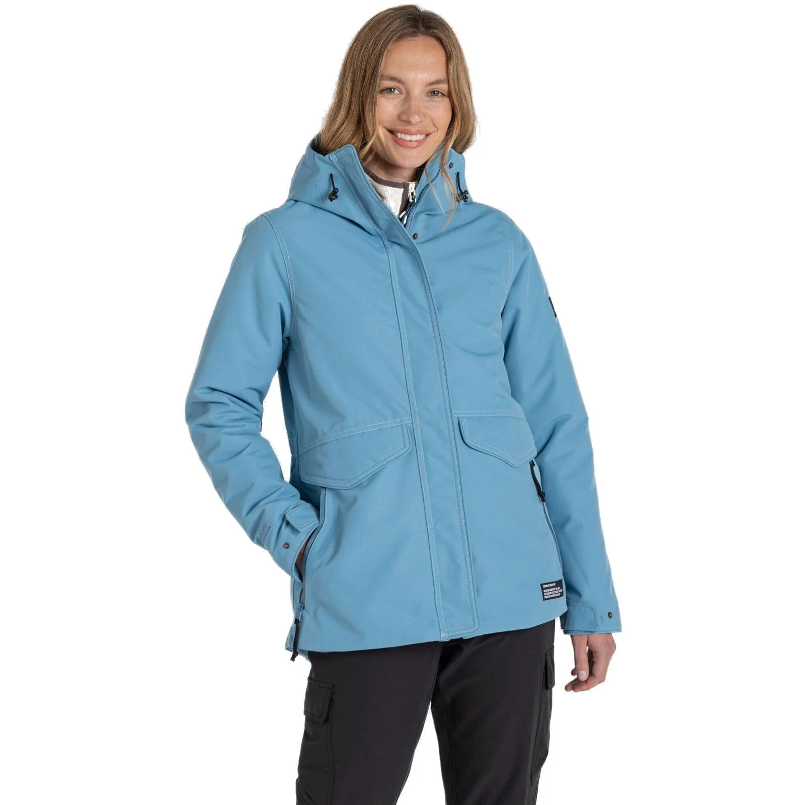 Craghoppers Womens CO2 Renu Sally Waterproof Hooded Jacket - Image 3