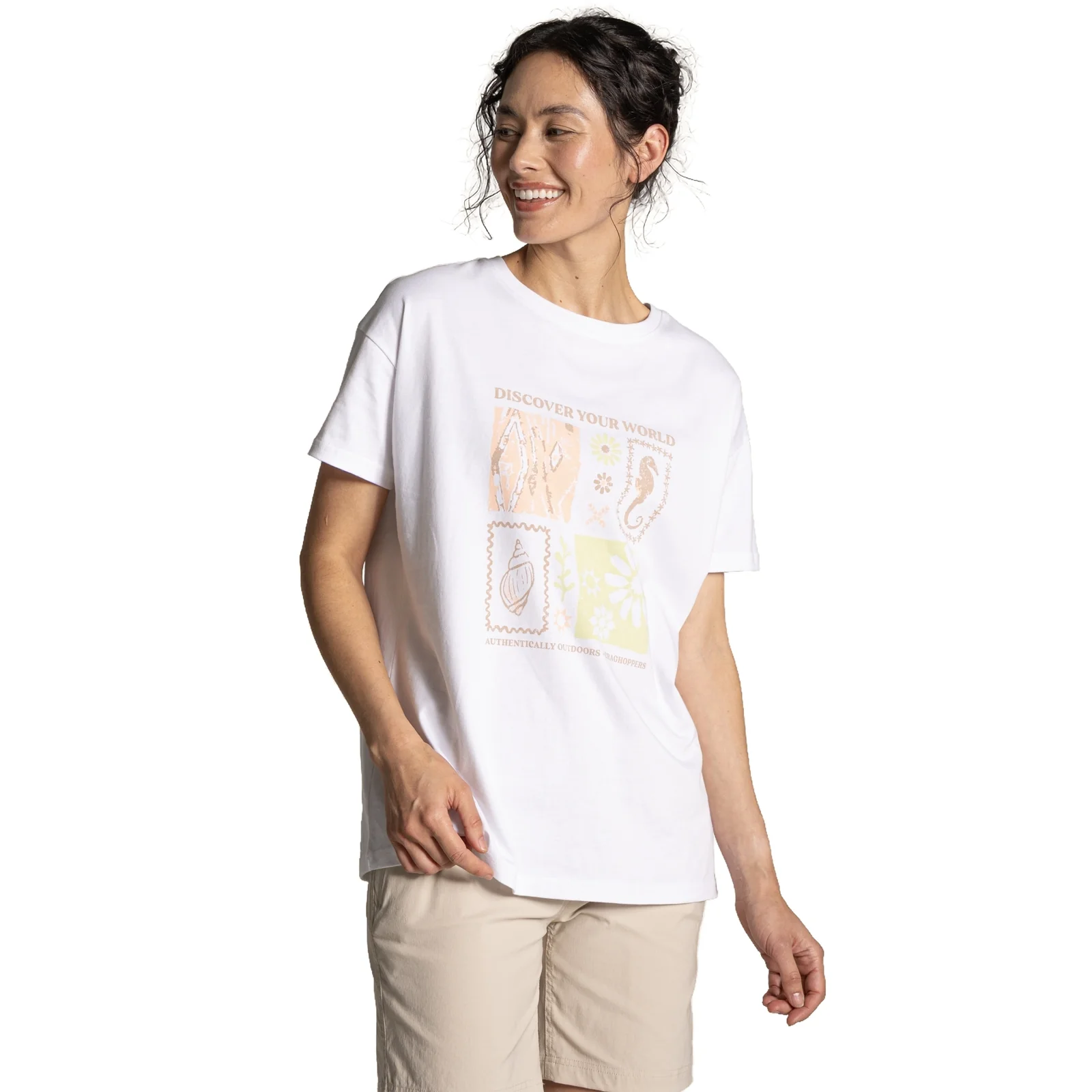 Craghoppers Womens Yago Graphic Short Sleeve T-Shirt - Image 8
