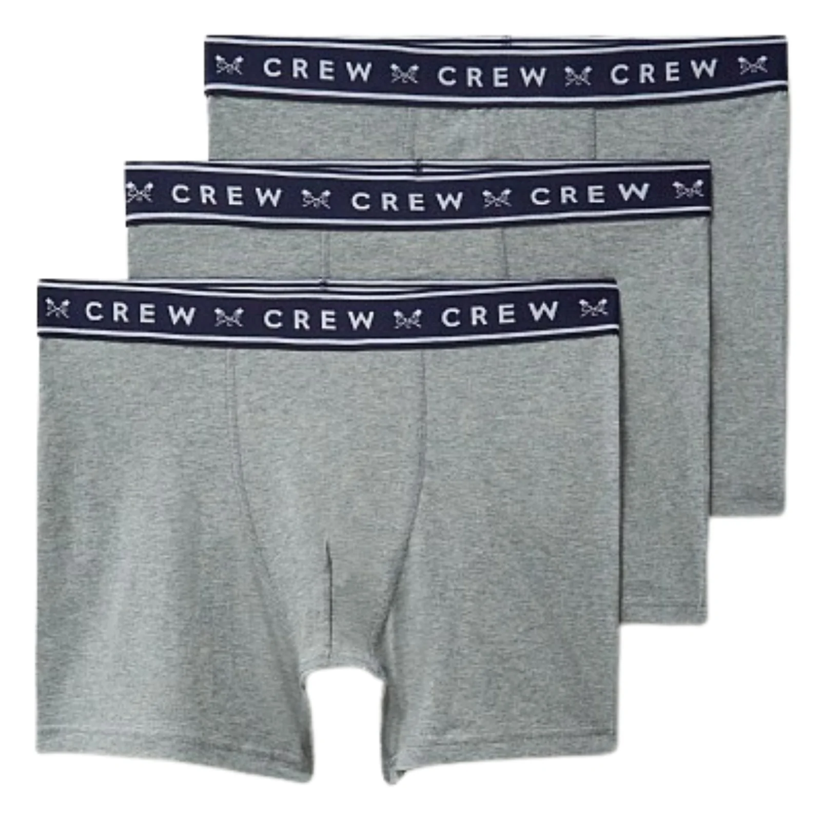 Crew Clothing Mens 3 Pack Jersey Boxer Shorts