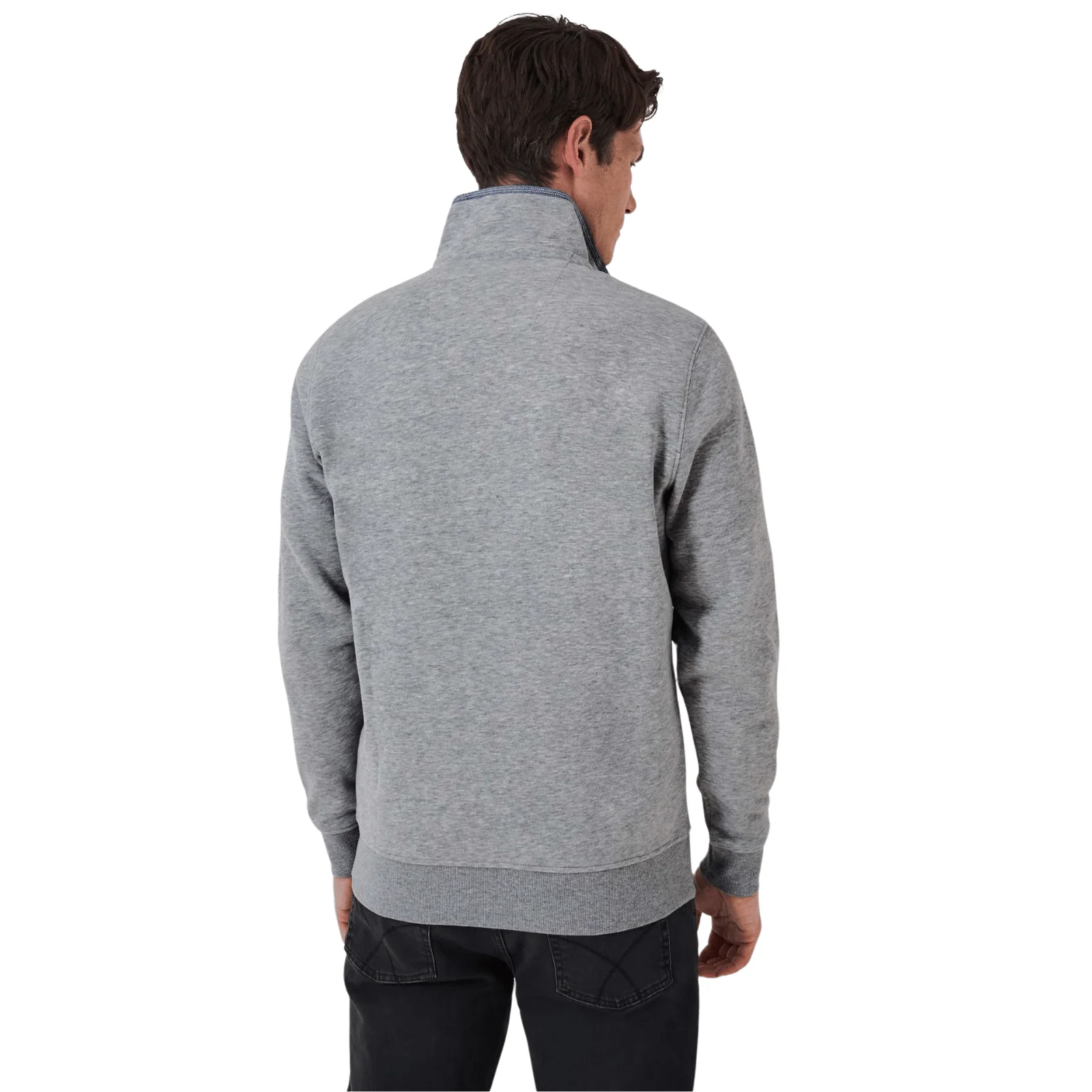 Crew Clothing Mens Classic Half Zip Sweatshirt - Image 10