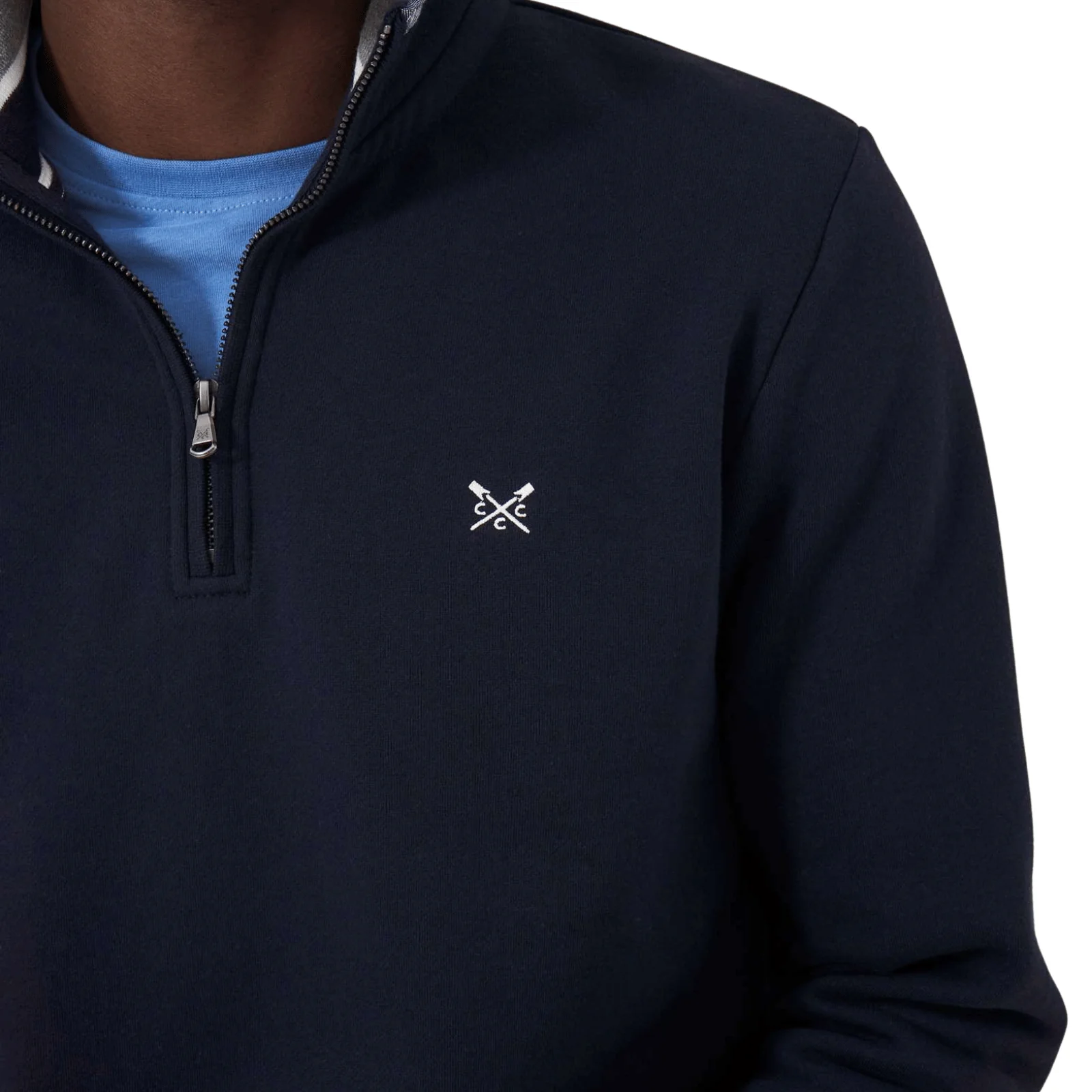 Crew Clothing Mens Classic Half Zip Sweatshirt - Image 15