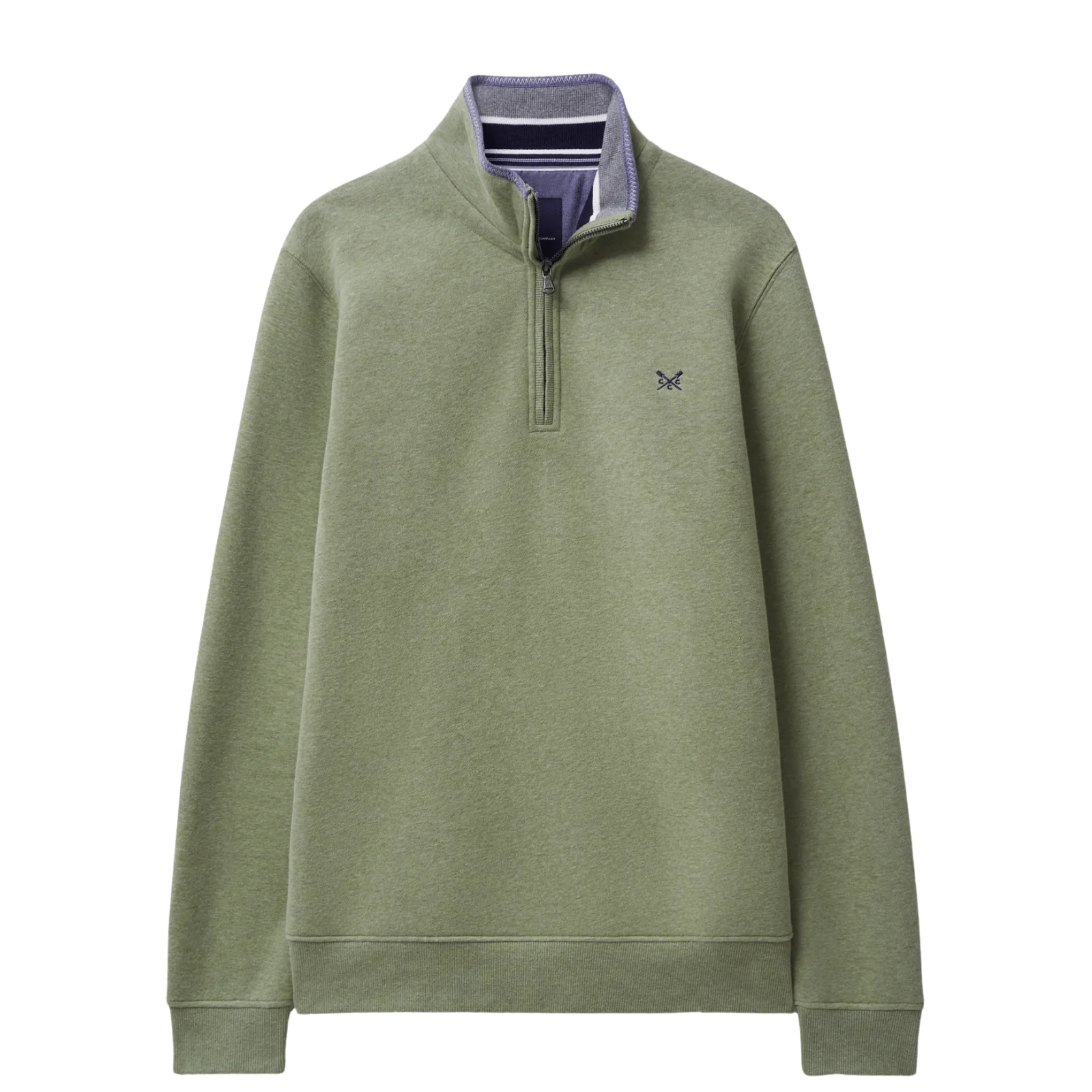 Crew Clothing Mens Classic Half Zip Sweatshirt - Image 10