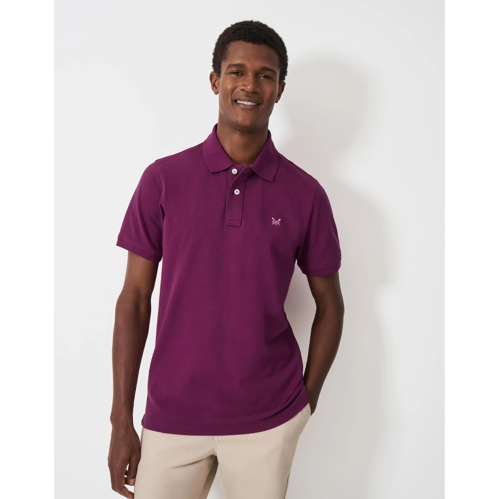 Crew Clothing Mens Classic Pique  Short Sleeve Polo Shirt - Image 20