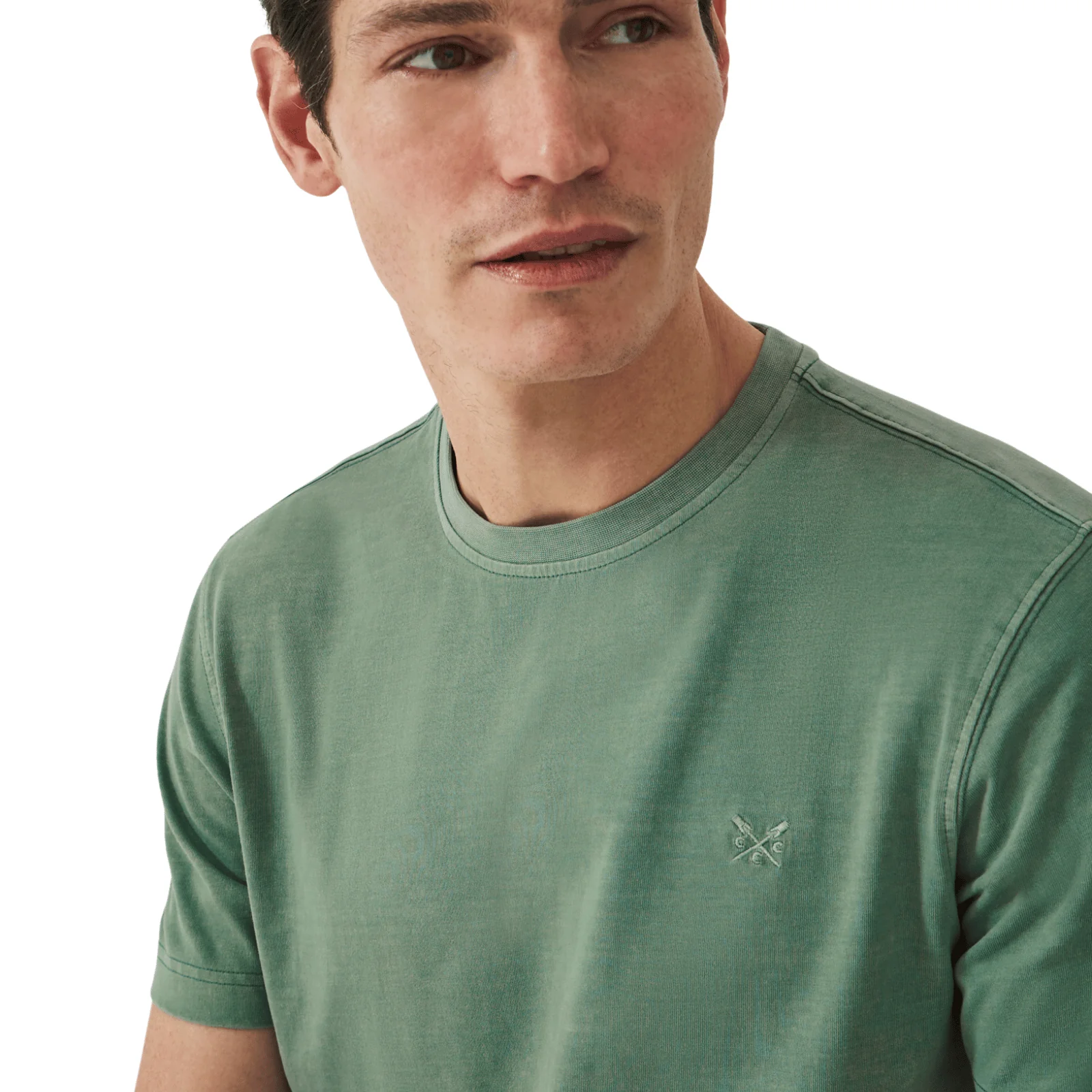 Crew Clothing Mens Garment Dye T-Shirt - Image 6