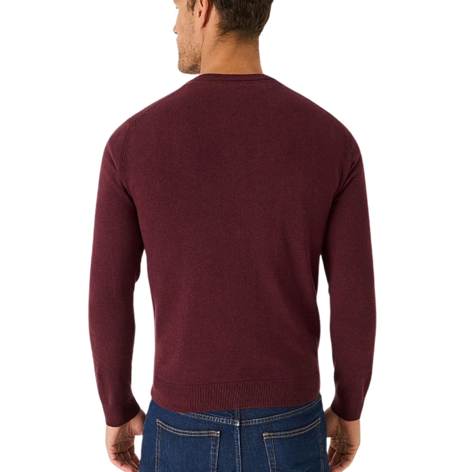 Crew Clothing Mens Organic Cotton Vee Sweatshirt - Image 8