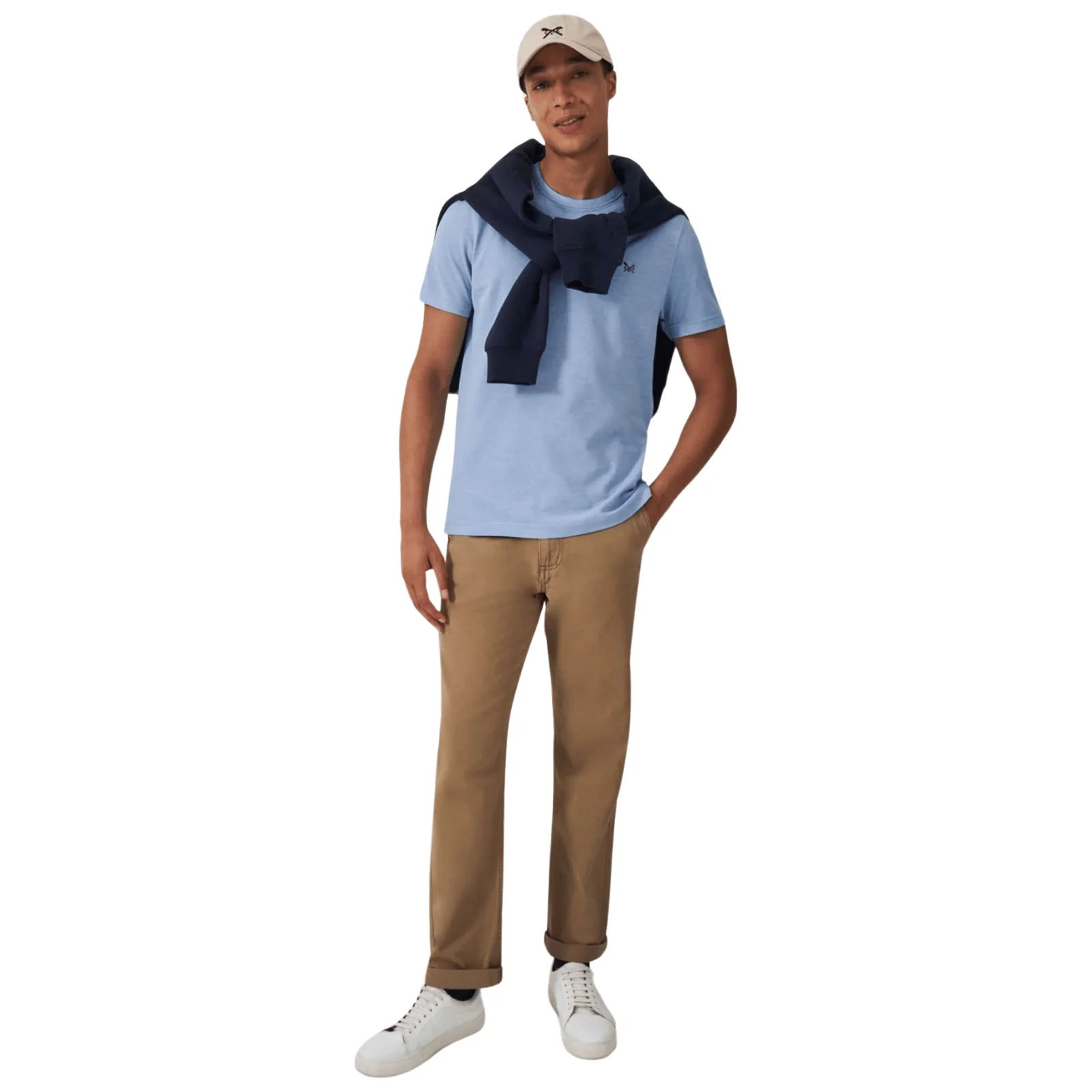 Crew Clothing Mens Oxford T-Shirt - Image 11