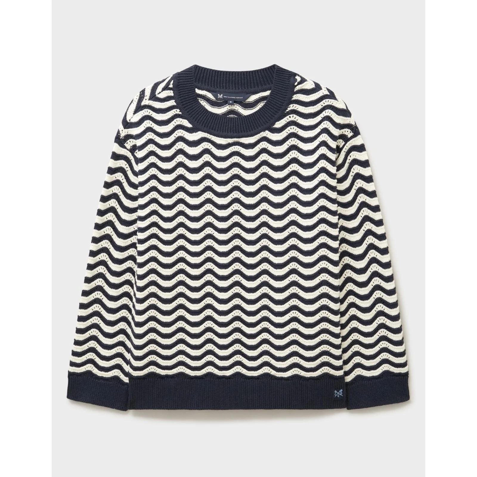 Crew Clothing Womens Bella Scallop Knit Sweatshirt - Image 6