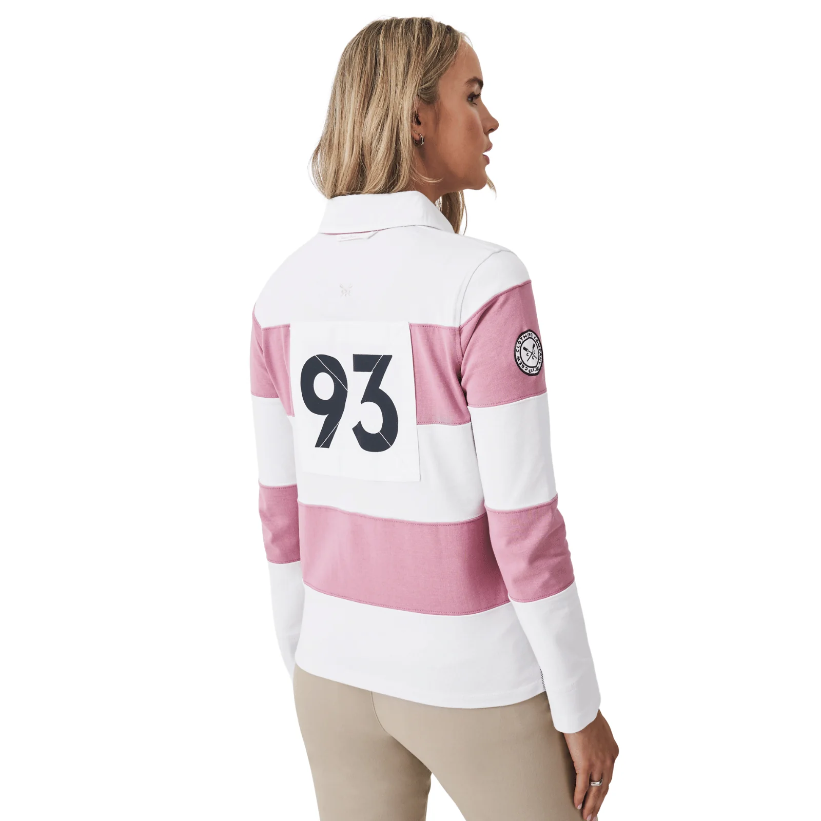 Crew Clothing Womens Longsleeve Stripe Rugby T-Shirt - Image 7