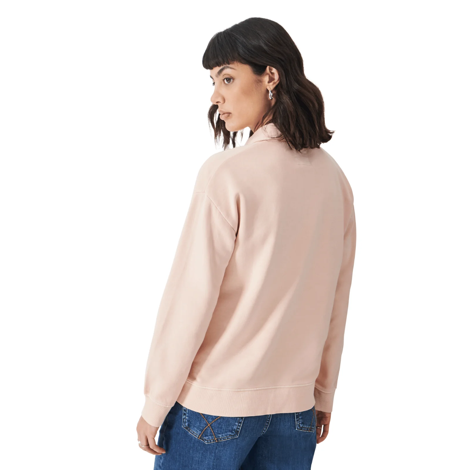 Crew Clothing Womens Pigment Dyed Rugger Sweatshirt - Image 9