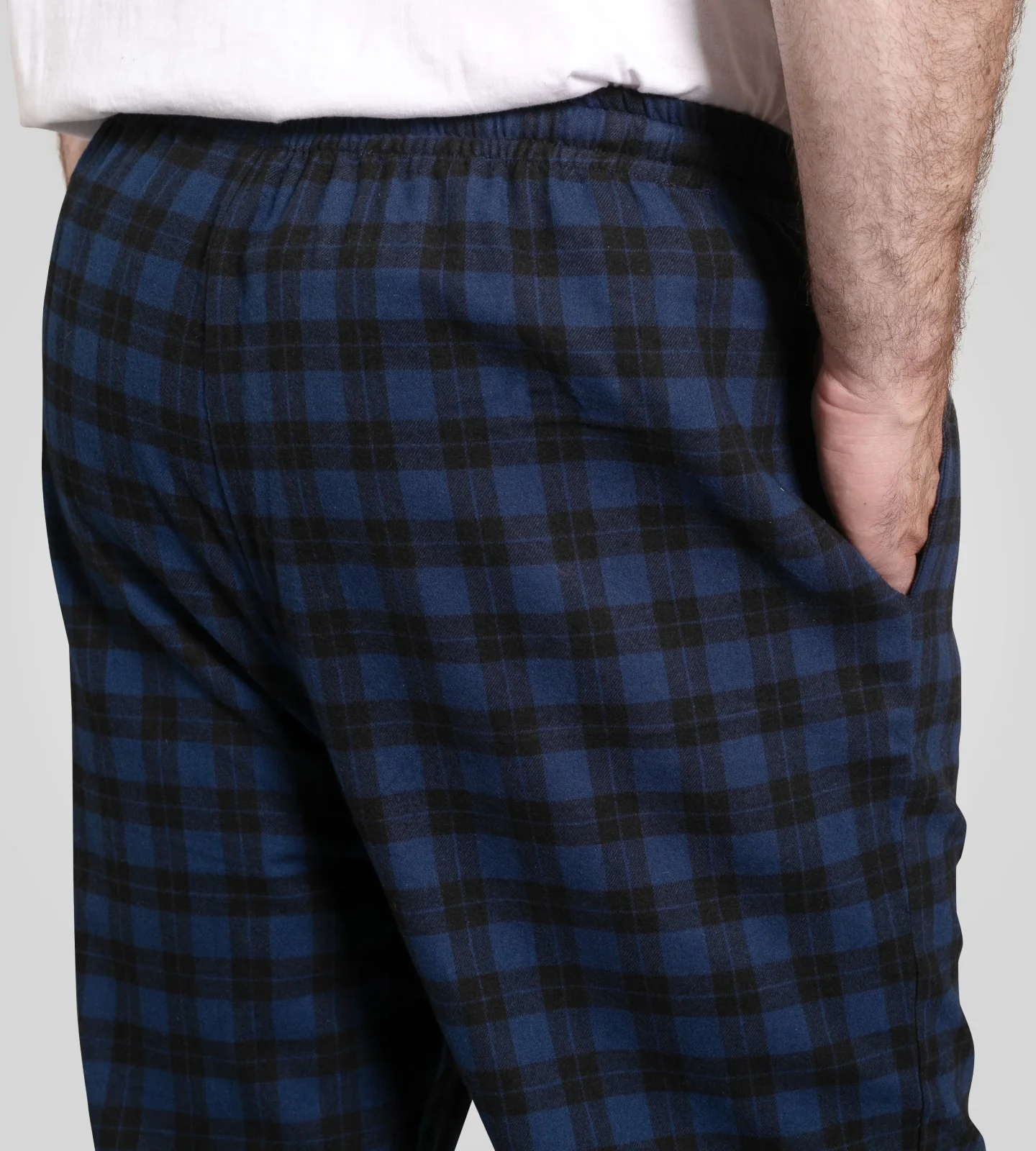 D555 Mens Chatham Big & Tall Checked Pyjama Bottoms - Image 4