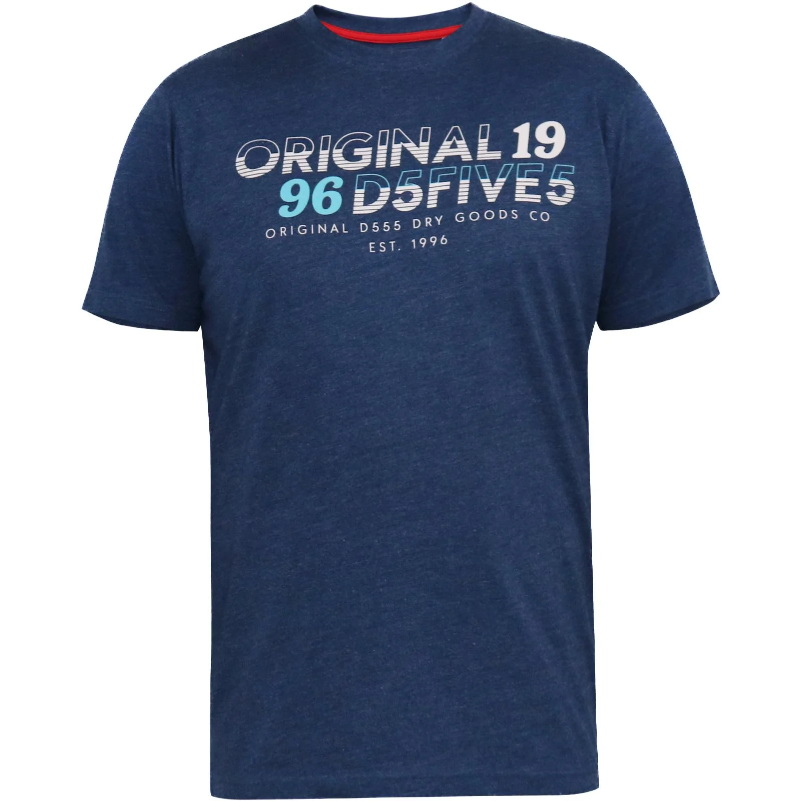 D555 Mens Falcon 2-Pack Big & Tall Originals Printed Short Sleeve T-Shirt - Image 7