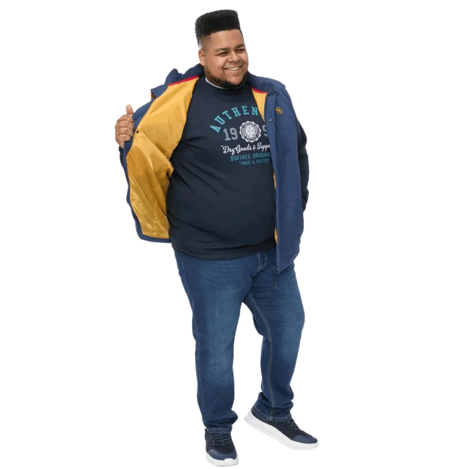 D555 Mens Felipe Big & Tall Gilet - Image 2