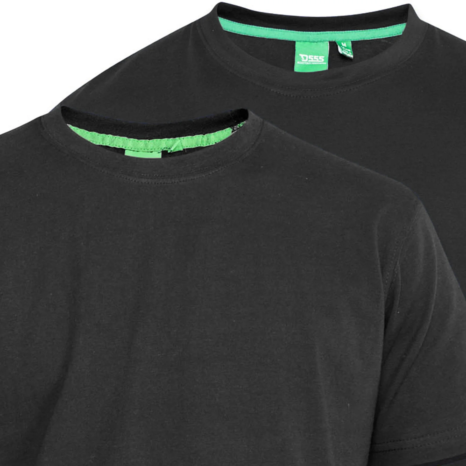 D555 Mens Fenton Big & Tall Crew Neck T-Shirt - 2 Pack - Image 13