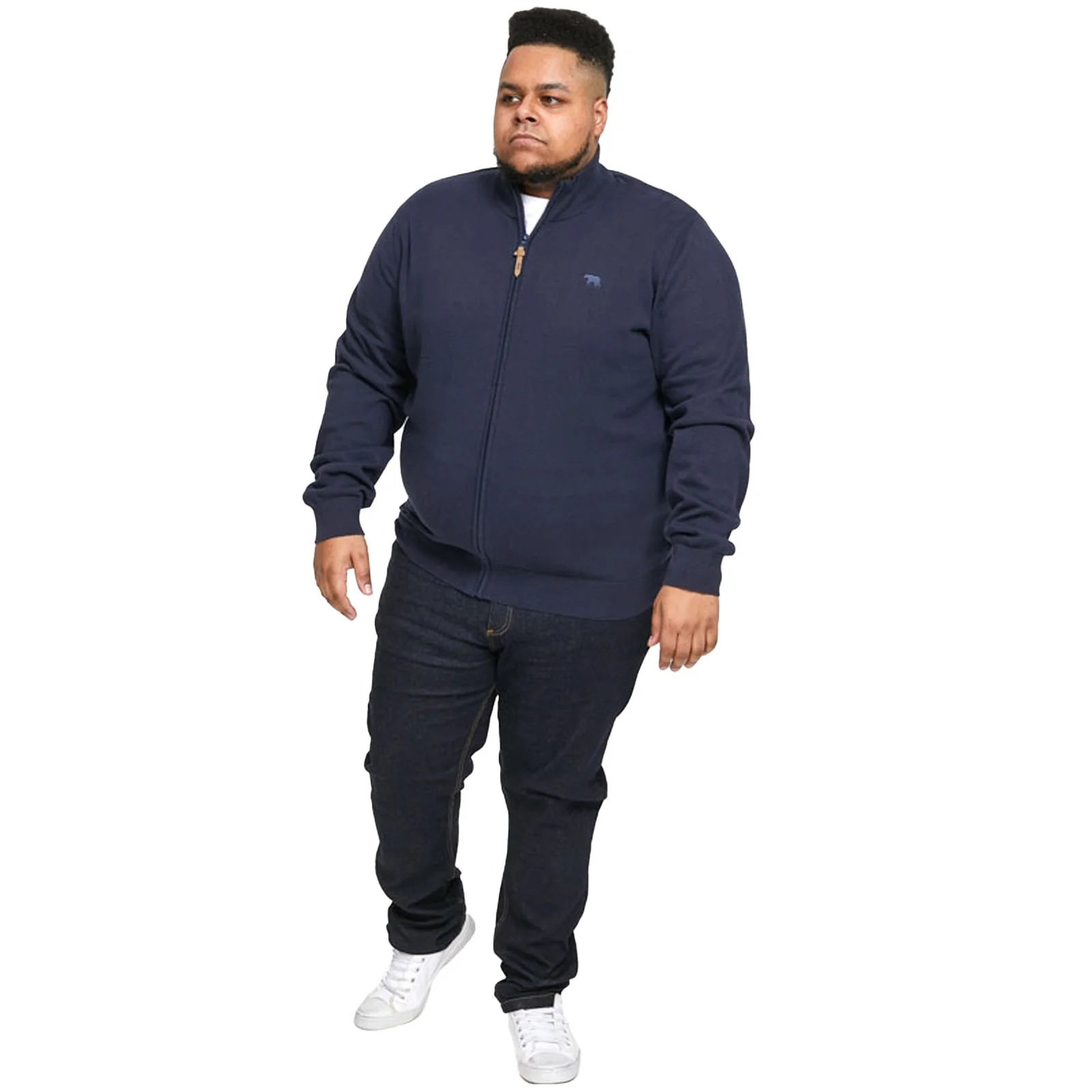 D555 Mens Franco Big & Tall Full Zip Sweatshirt - Image 7
