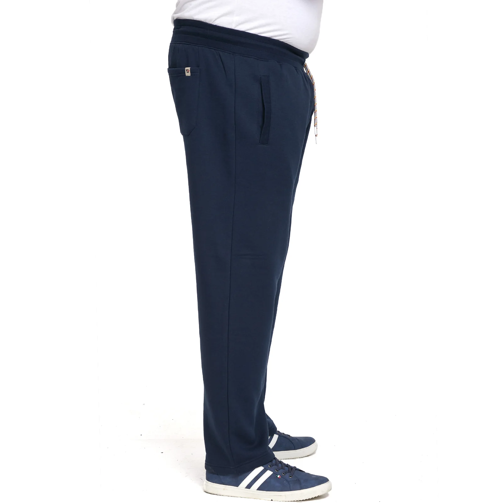 D555 Mens Gloucester Big & Tall Open Hem Joggers - Image 8
