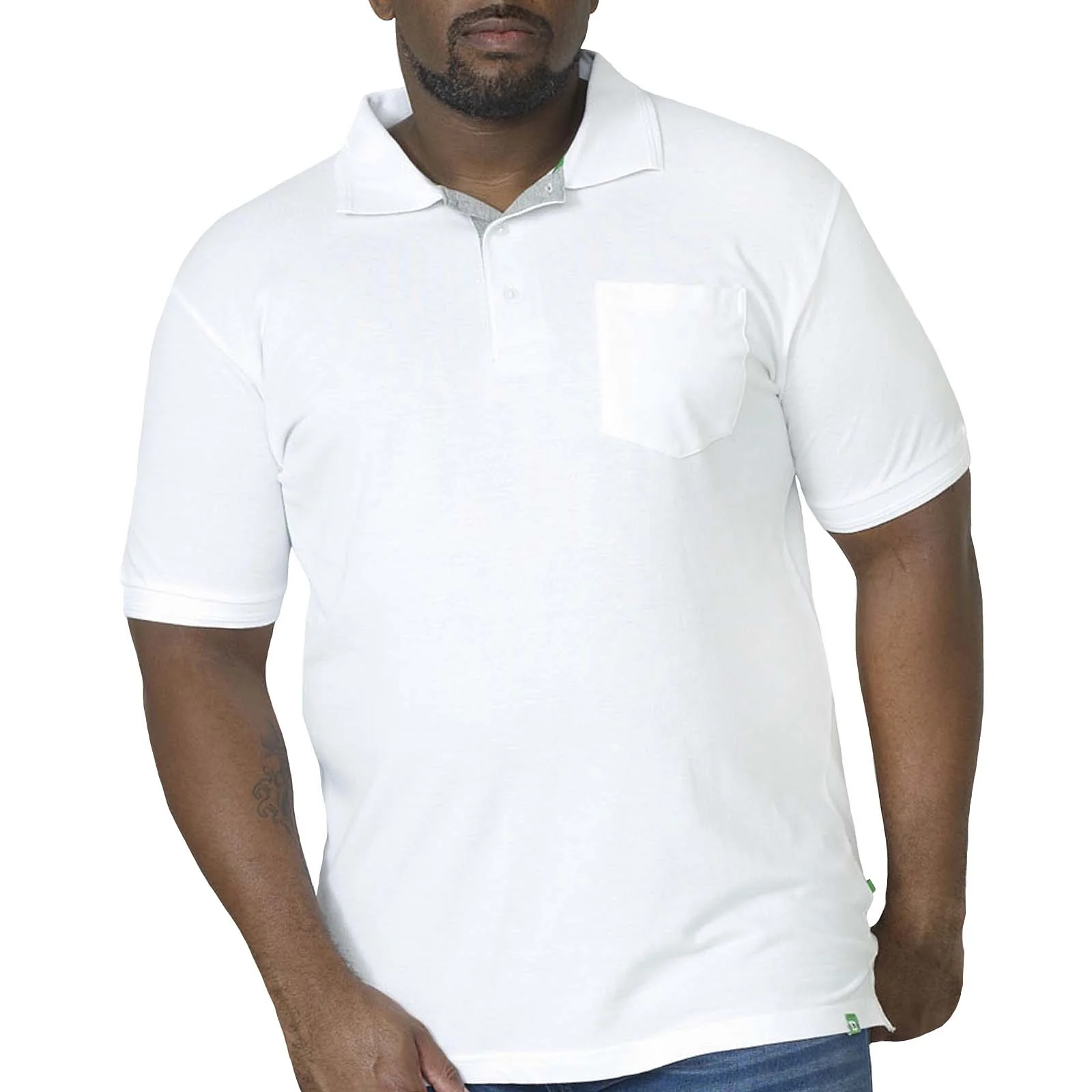 D555 Mens Grant Big Tall Polo Shirt - Image 4