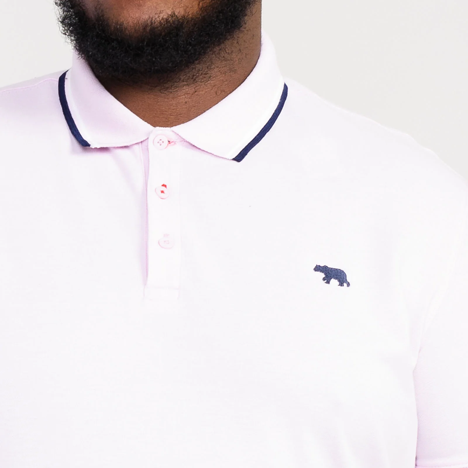D555 Mens Hamford Big & Tall Pique Short Sleeve Polo Shirt Top - Image 7