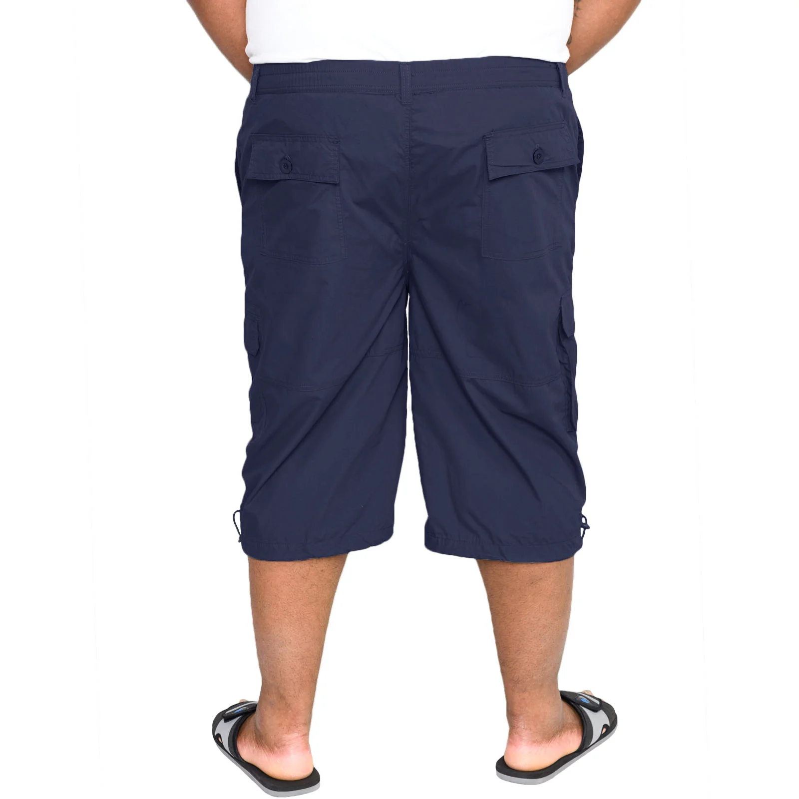 D555 Mens Mason Big & Tall Kingsize Cargo Capri Pants - Image 8