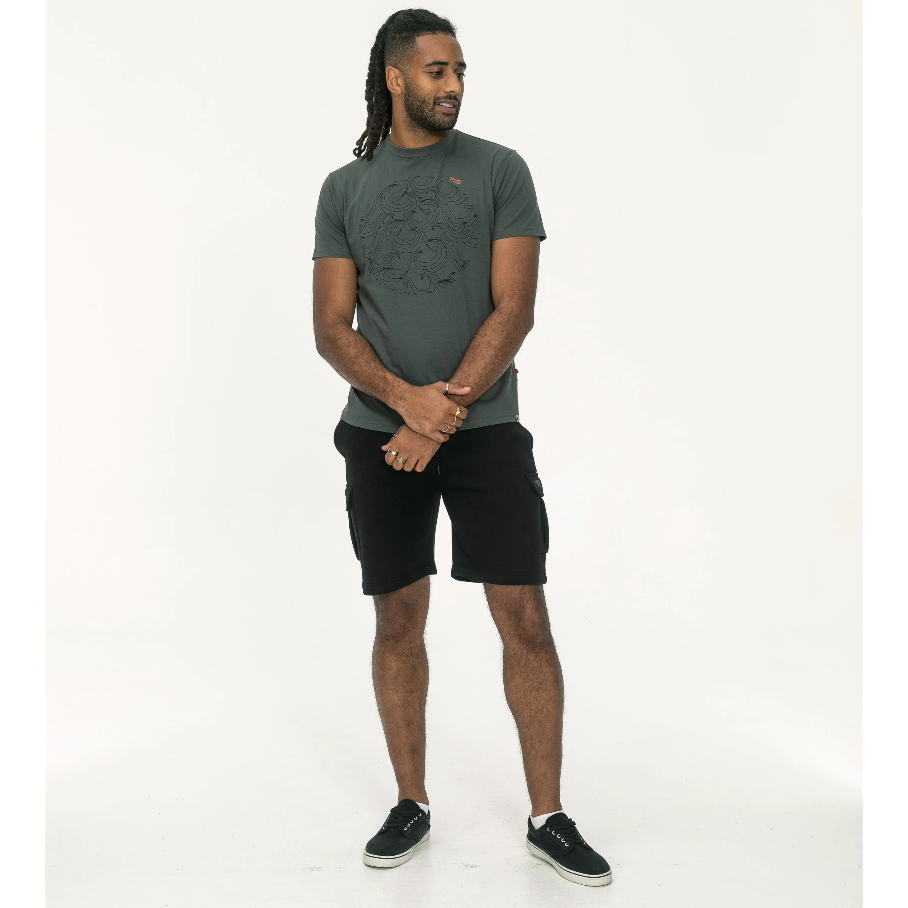 D555 Mens Poole Big & Tall Graphic Short Sleeve T-Shirt - Image 4