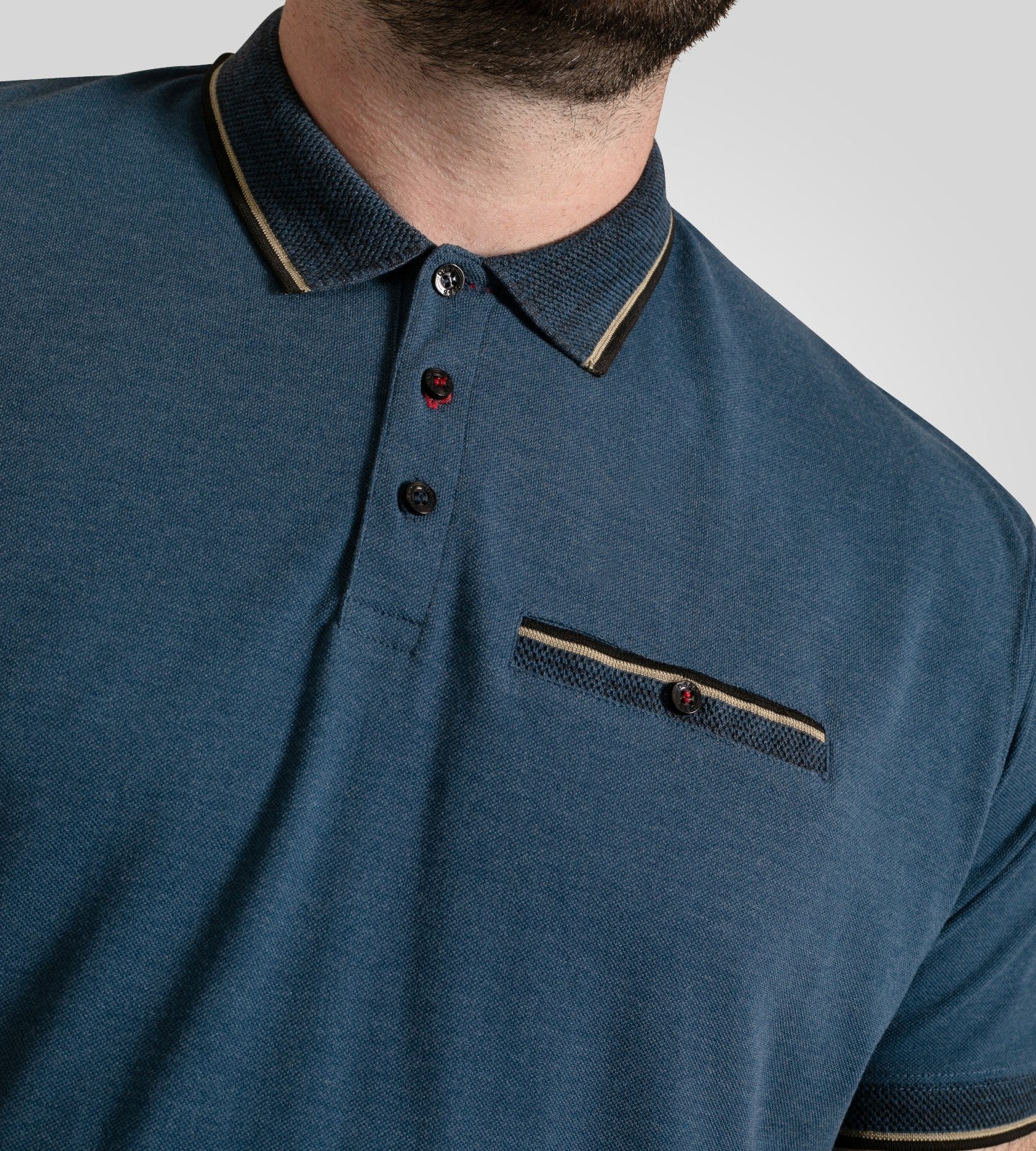 D555 Mens Redditch Big & Tall Short Sleeve Polo Shirt - Image 6